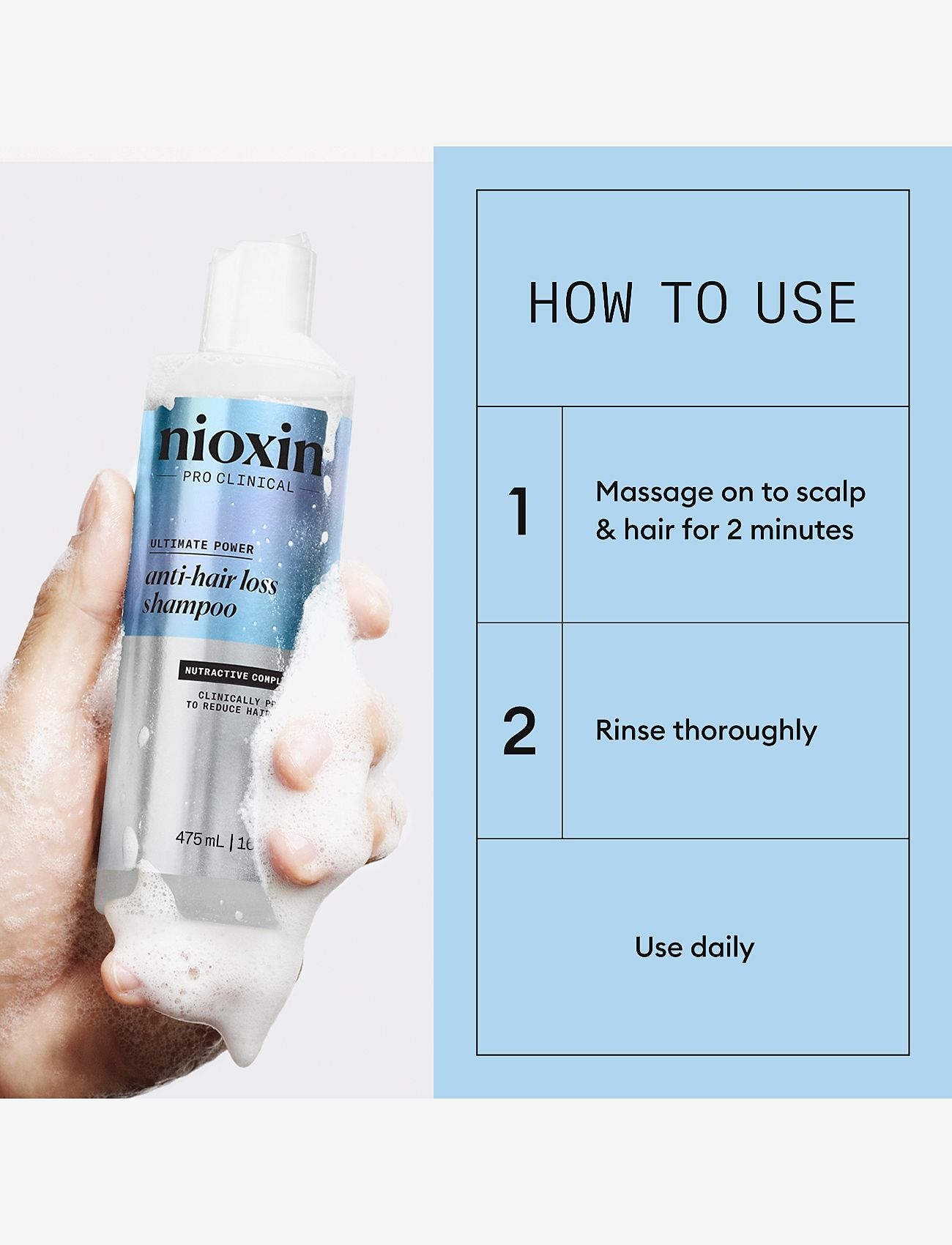 Nioxin - Nioxin Anti-Hairloss Shampoo 475 ml - scalp treatment - no color - 3