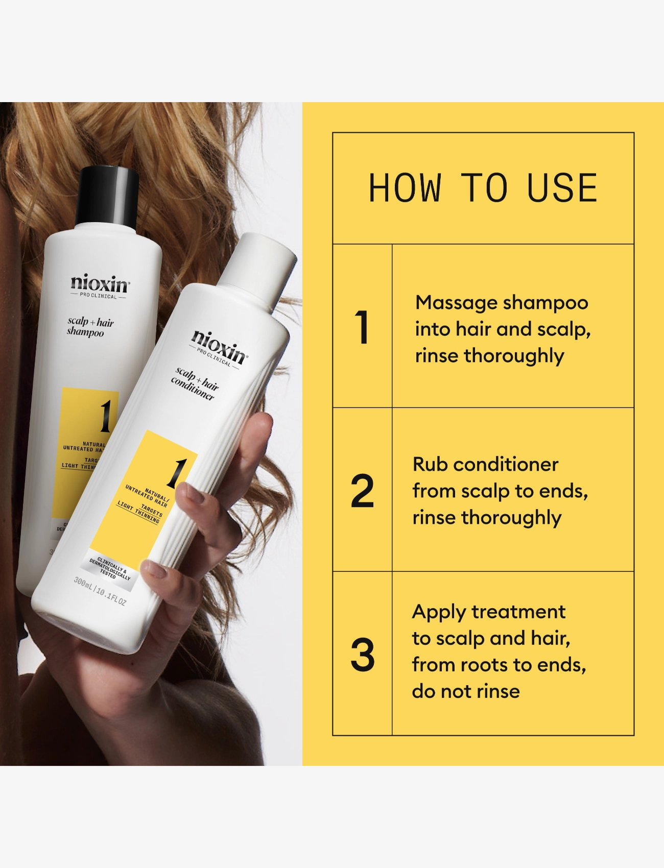 Nioxin - Nioxin System 1 Loyalty Kit for Thinning Hair - skønhed - no color - 2