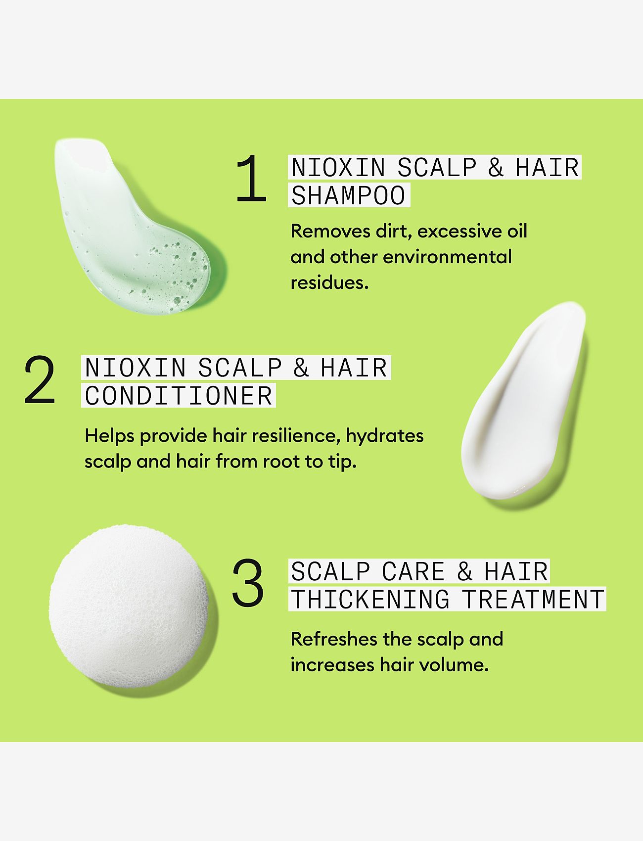 Nioxin - Nioxin System 2 Trial Kit for Thinning Hair - för honom - no color - 3