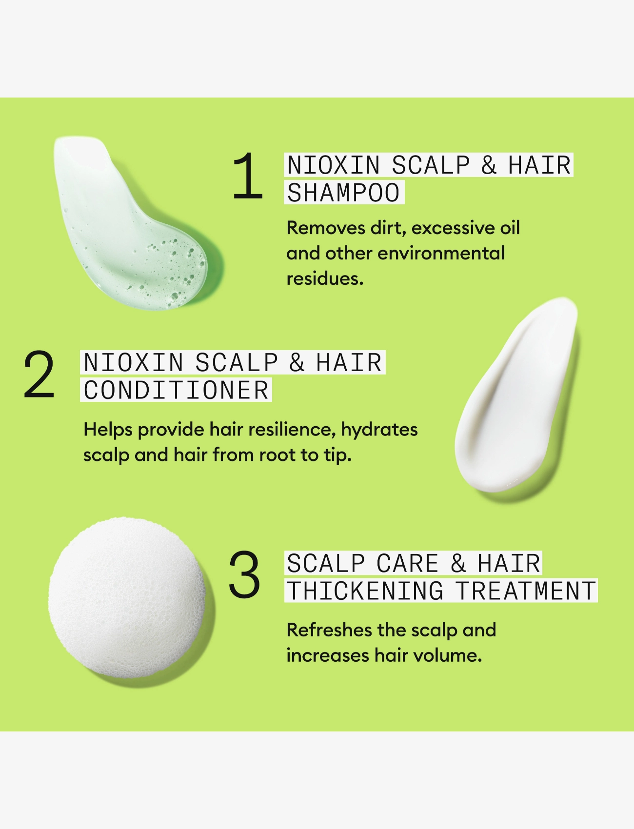 Nioxin - Nioxin System 2 Trial Kit for Thinning Hair - til ham - no color - 3