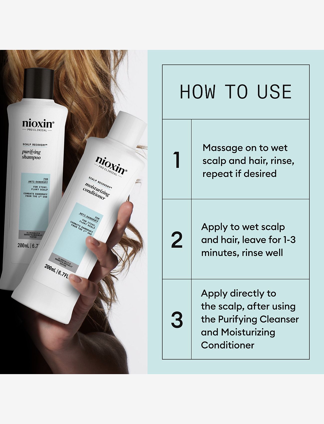 Nioxin - Nioxin Scalp Recovery™ Kit - til ham - no color - 2