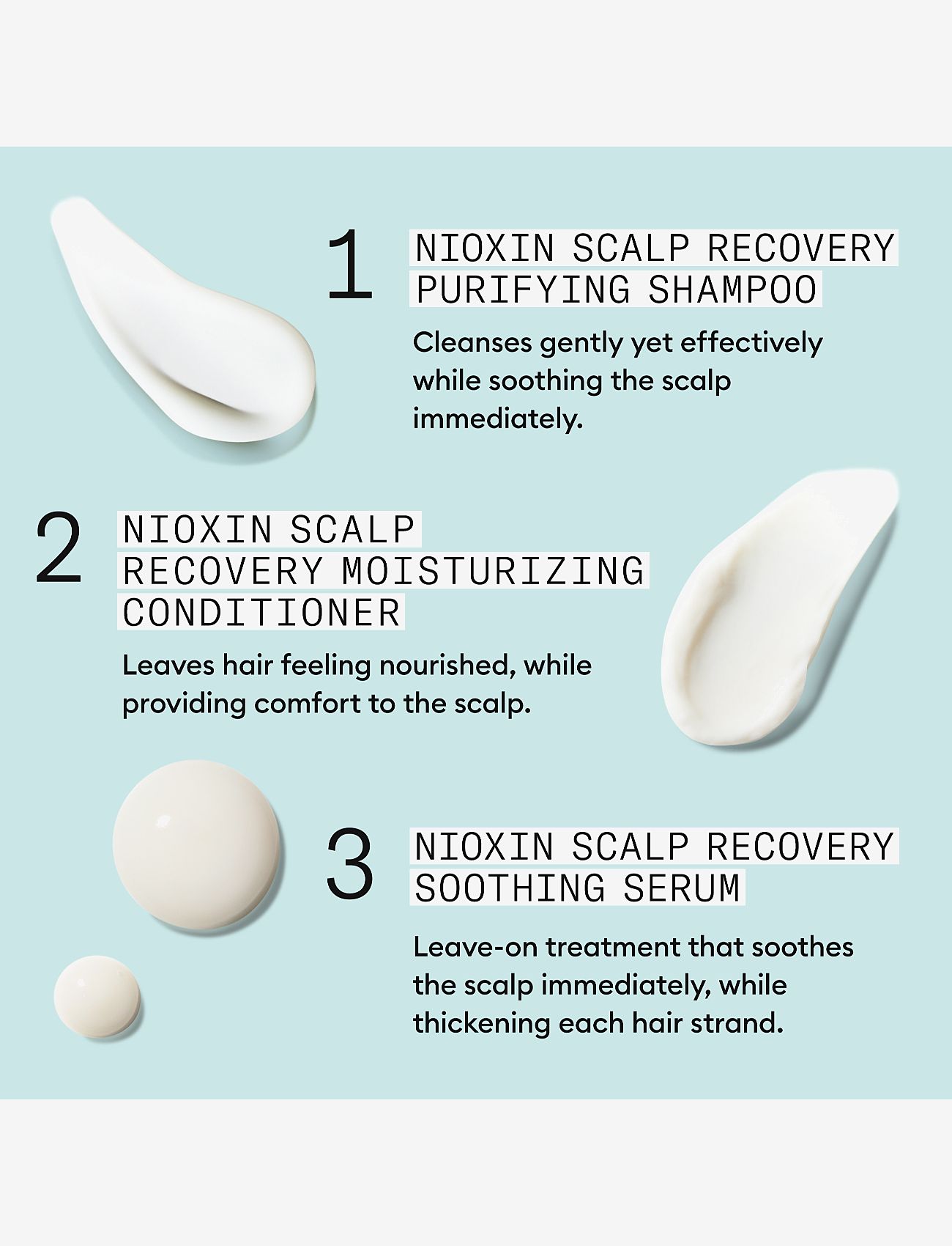 Nioxin - Nioxin Scalp Recovery™ Kit - til ham - no color - 3