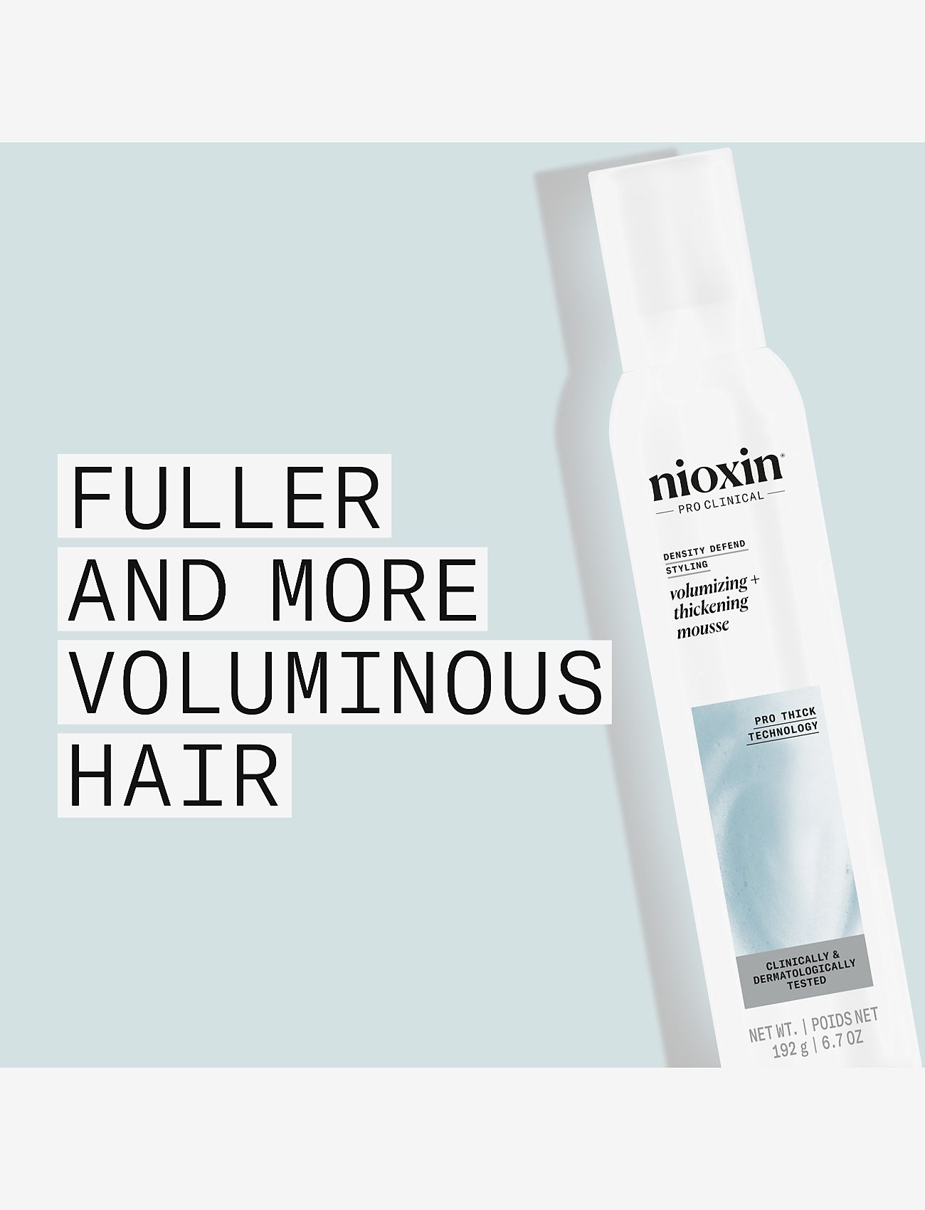 Nioxin - Nioxin Volumizing Thickening Mousse 200 ml - juuksevaht - no color - 4