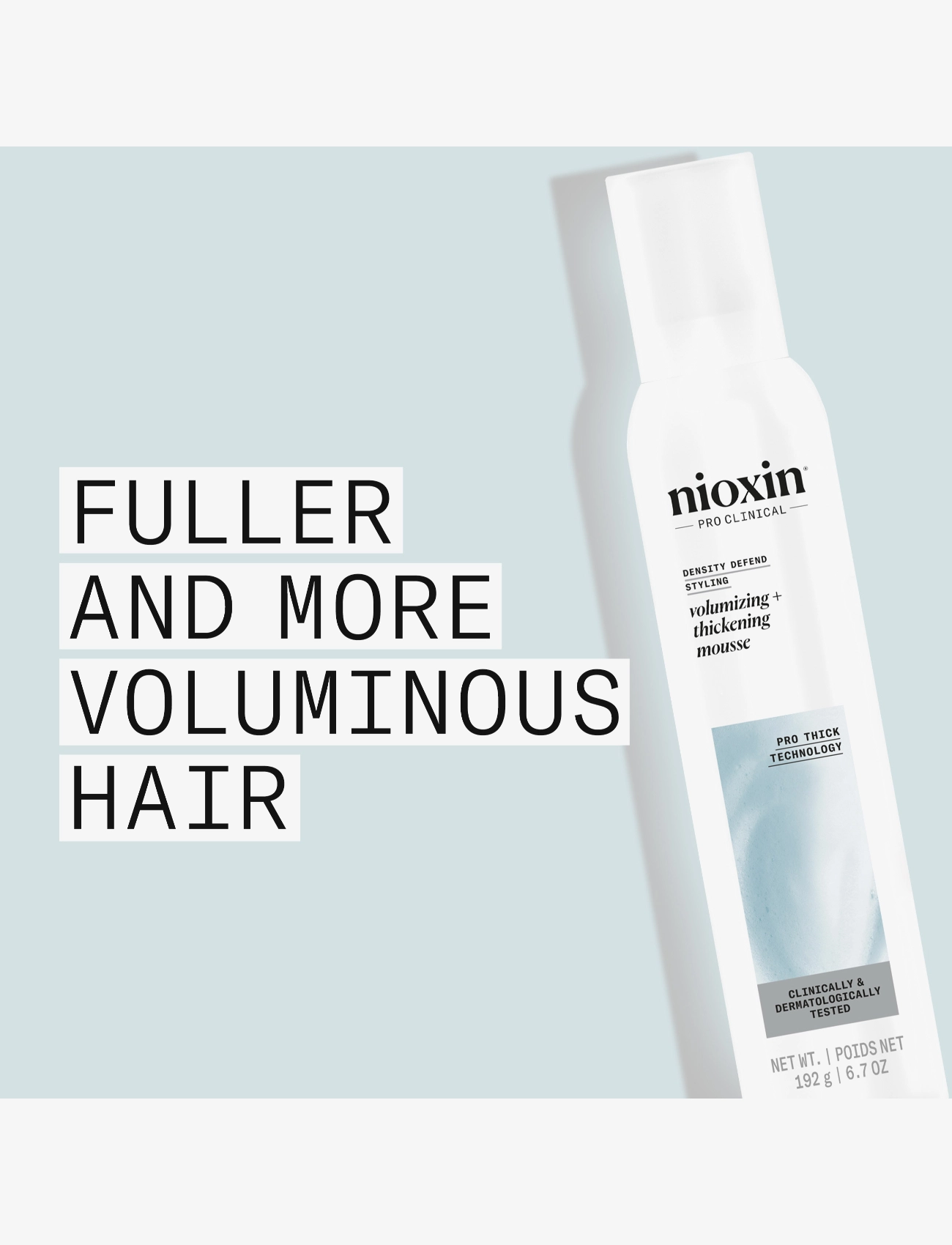 Nioxin - Nioxin Volumizing Thickening Mousse 200 ml - plaukų putos - no color - 4