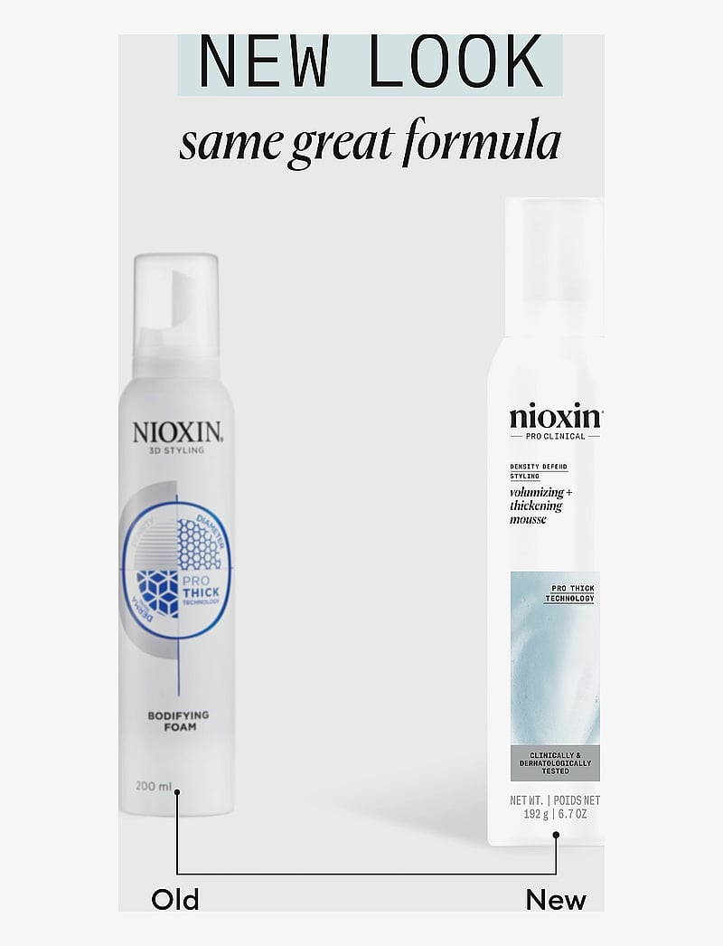 Nioxin - Nioxin Volumizing Thickening Mousse 200 ml - juuksevaht - no color - 5