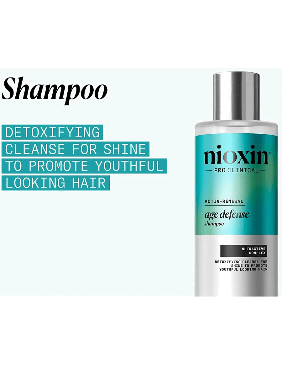 Nioxin - Nioxin Age Defense Shampoo 240ml - reisisuuruses tooted ja komplektid - no color - 1