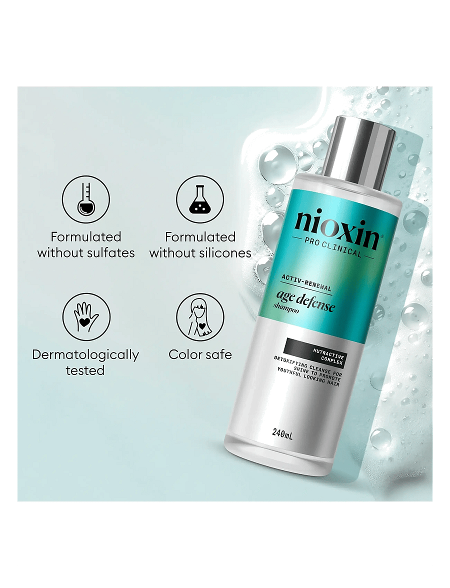 Nioxin - Nioxin Age Defense Shampoo 240ml - reisisuuruses tooted ja komplektid - no color - 4
