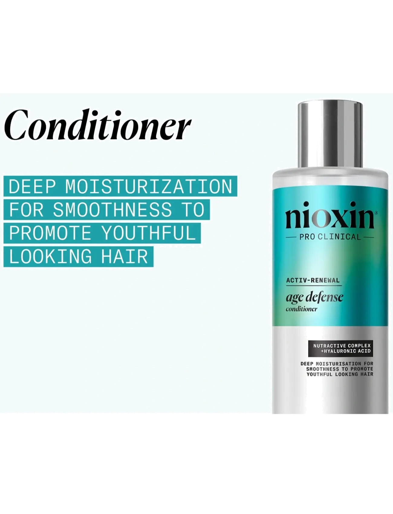 Nioxin - Nioxin Age Defense Conditioner - resestorlekar & kits - no color - 1