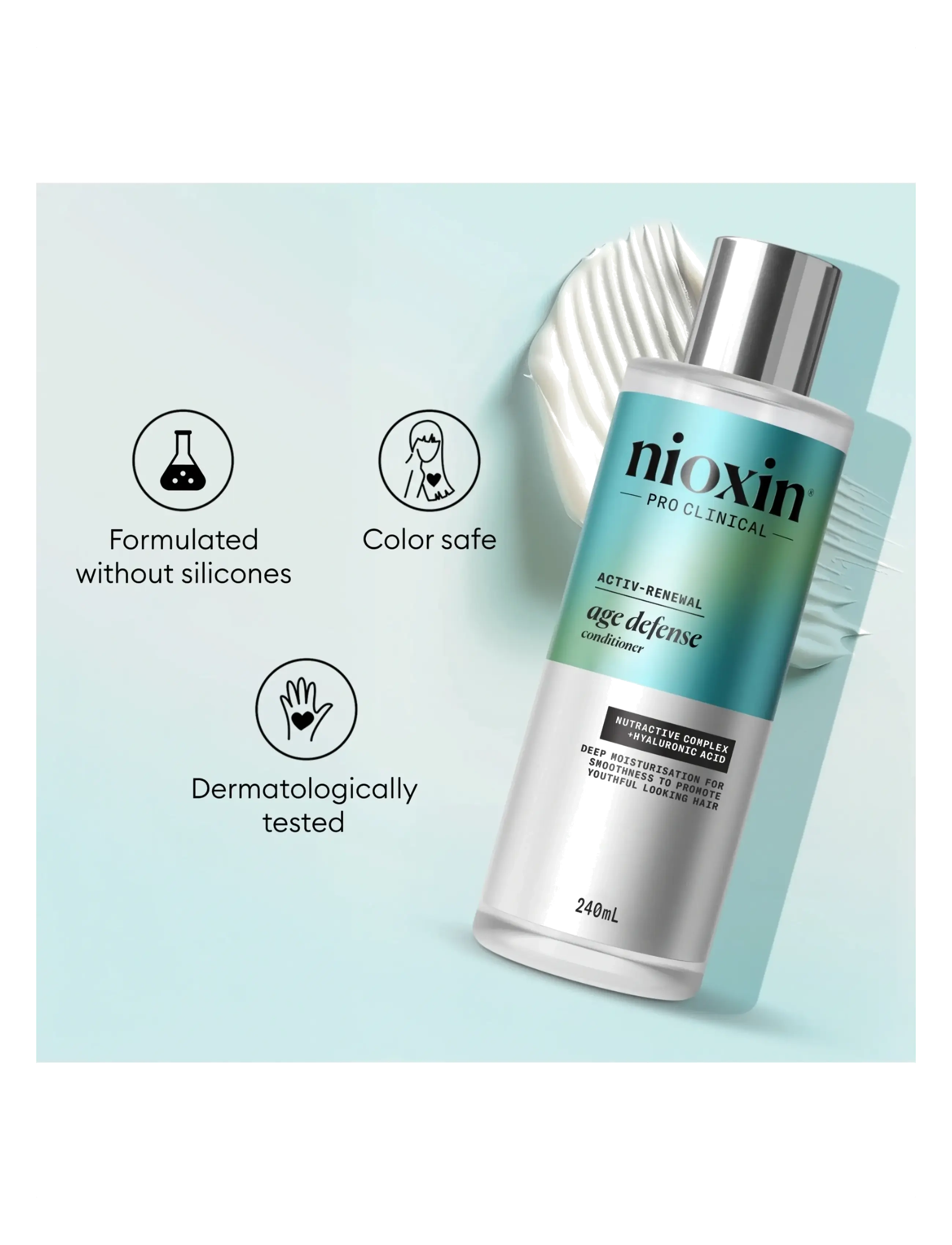 Nioxin - Nioxin Age Defense Conditioner - resestorlekar & kits - no color - 4