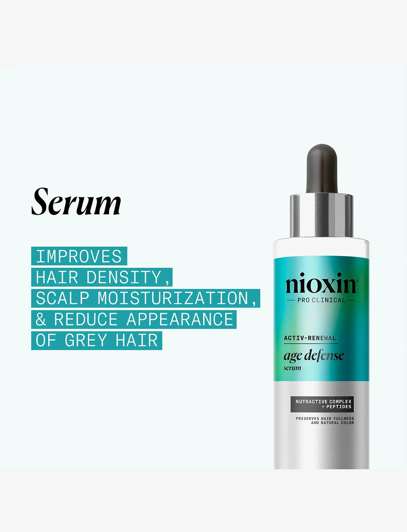Nioxin - Nioxin Age Defense Serum 70ml - juuksed - no color - 1