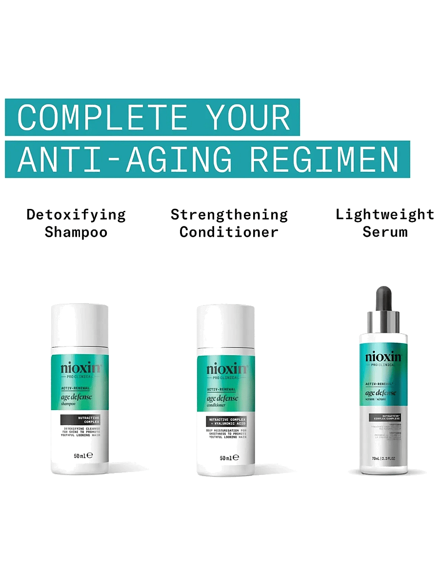 Nioxin - Nioxin Age Defense Shampoo - reisisuuruses tooted ja komplektid - no color - 5