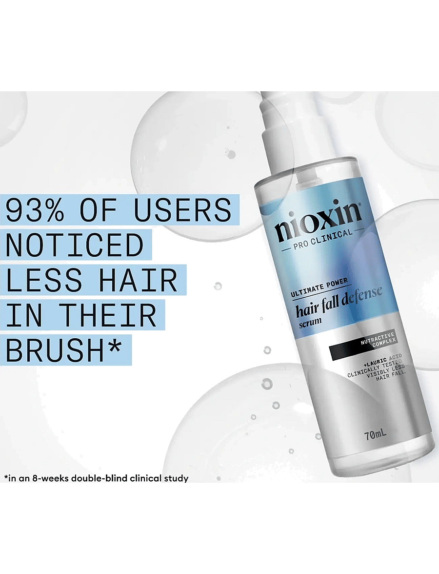 Nioxin - Nioxin Hair Fall Defense Serum 70ml - juuksehooldused - clear - 3