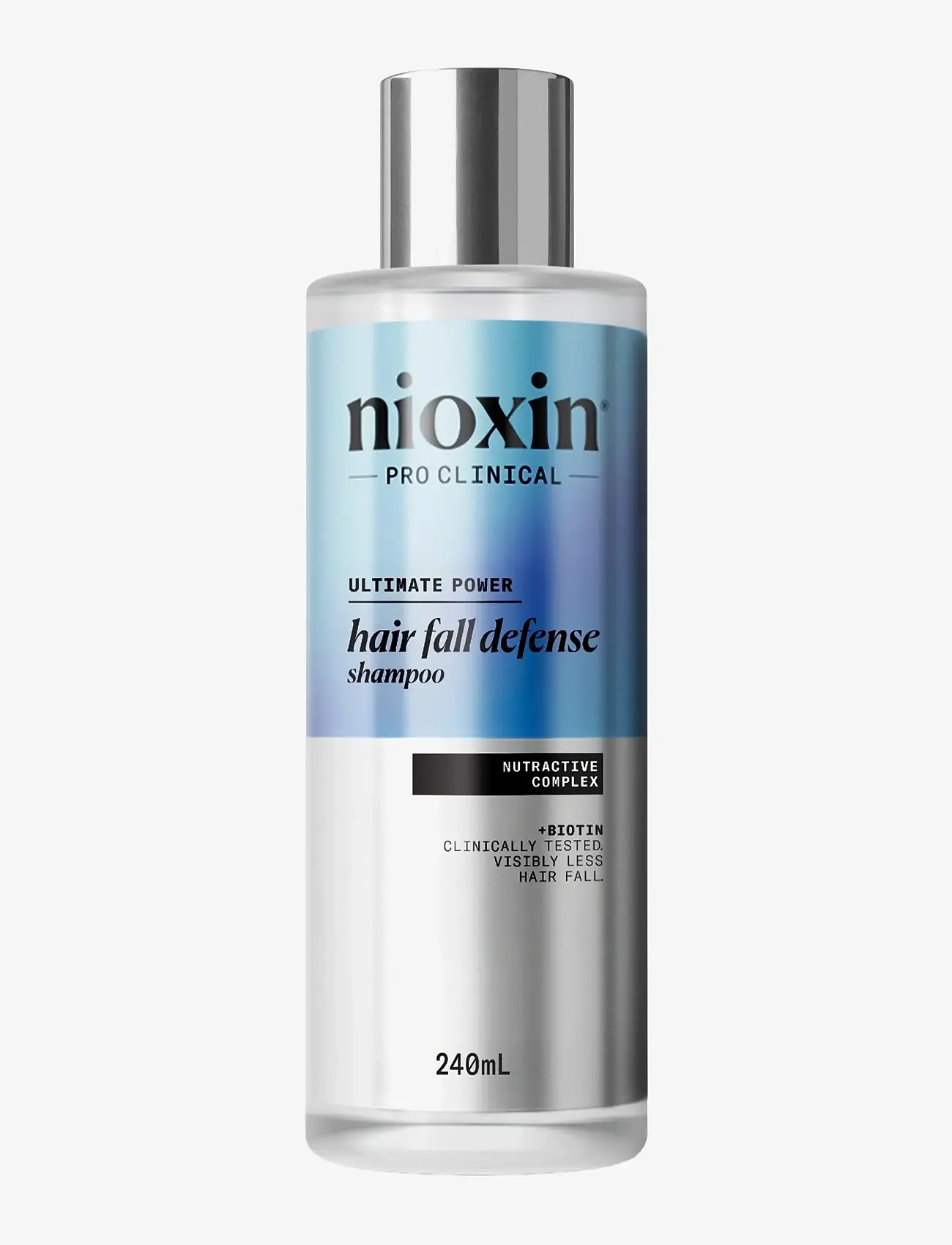 Nioxin - Nioxin Hair Fall Defense Shampoo 240ml - hårpleje - clear - 0