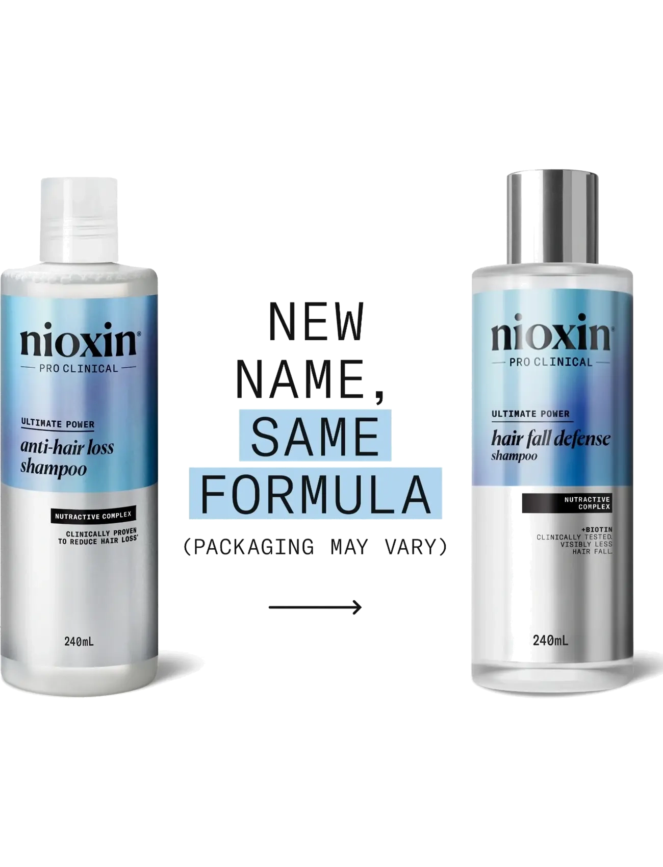Nioxin - Nioxin Hair Fall Defense Shampoo 240ml - shampoo - clear - 1
