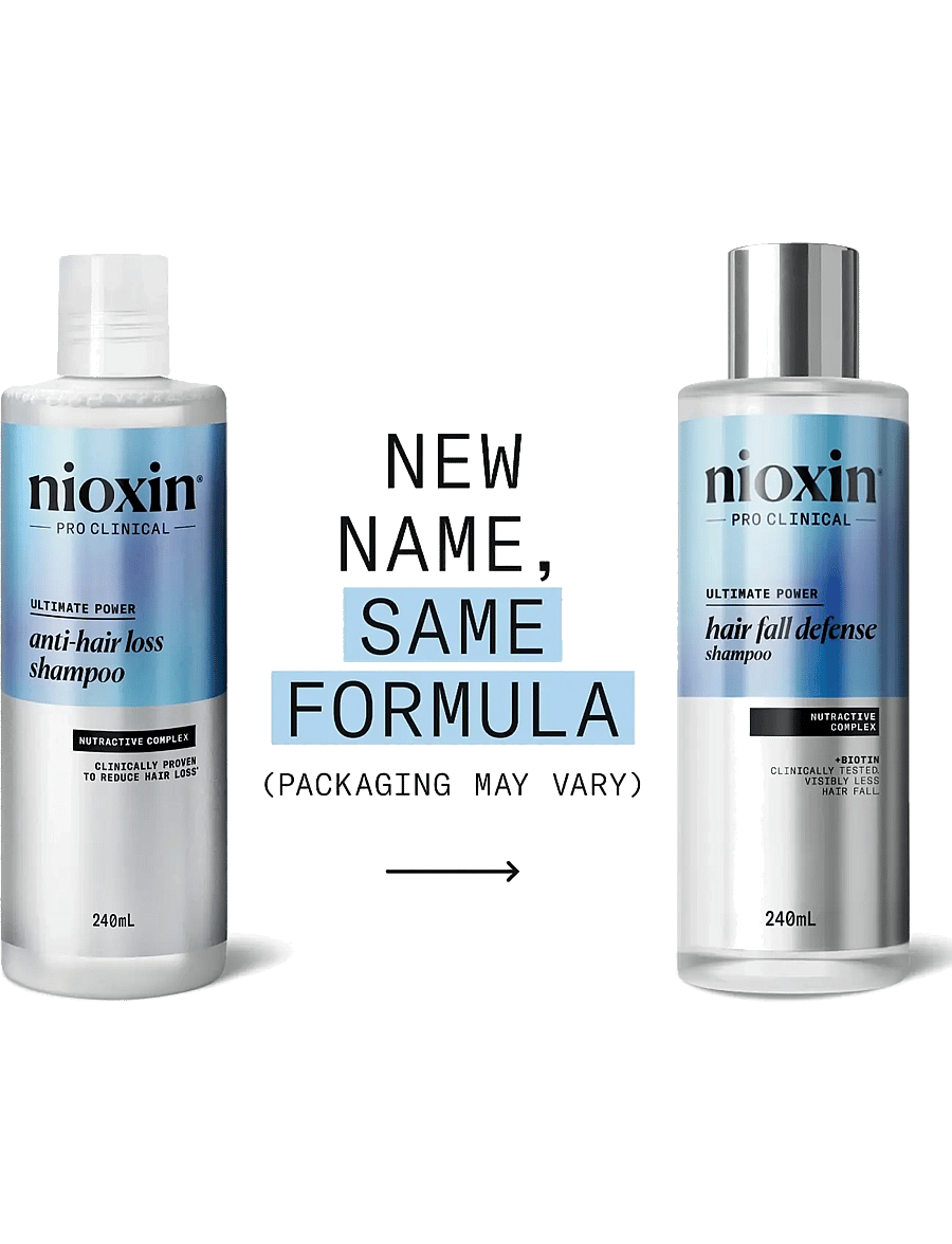 Nioxin - Nioxin Hair Fall Defense Shampoo 240ml - Šampoon - clear - 1