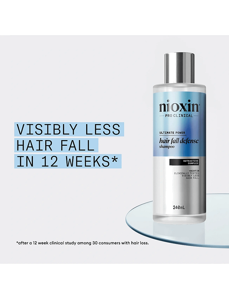 Nioxin - Nioxin Hair Fall Defense Shampoo 240ml - Šampoon - clear - 3