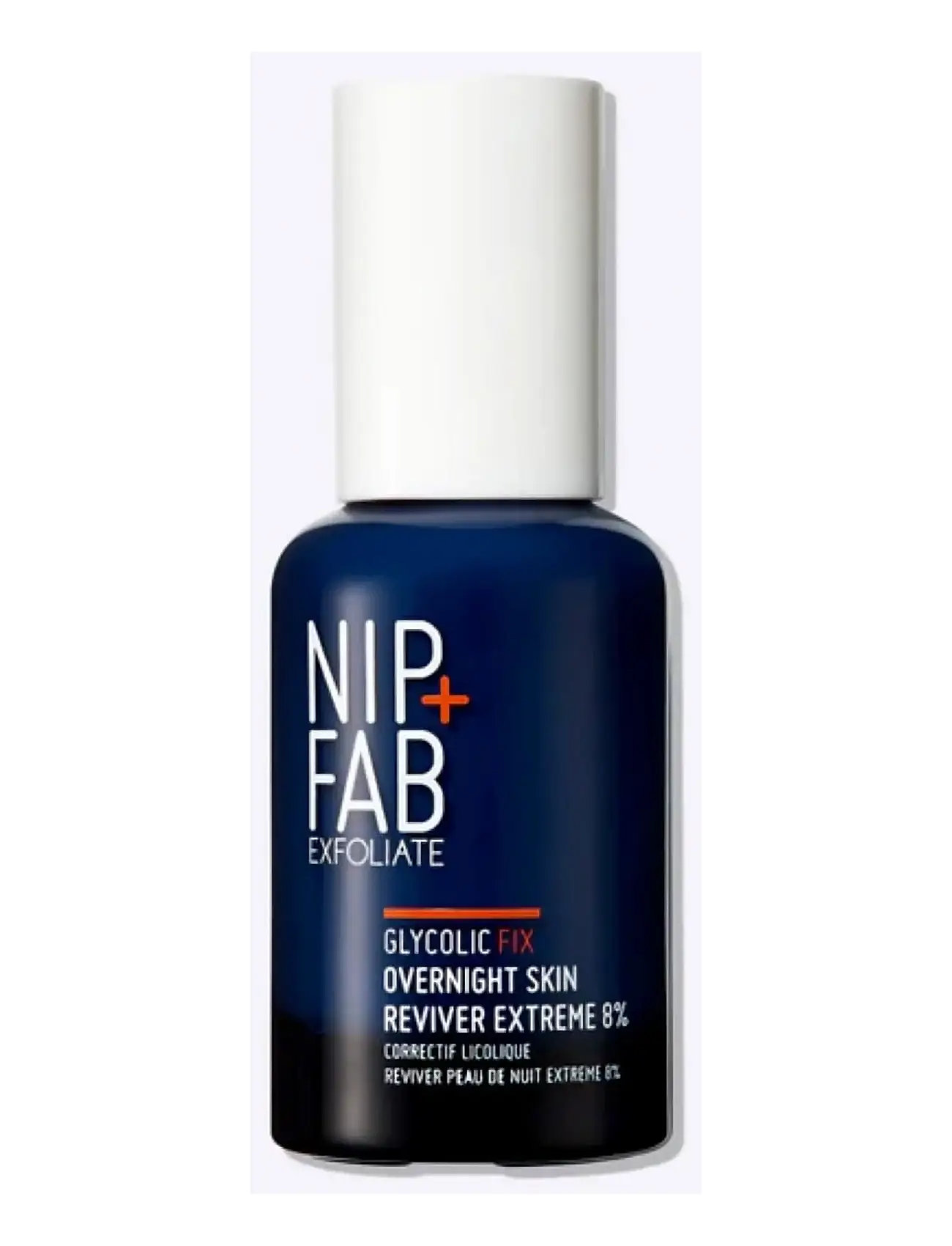 Nip+Fab Glycolic Fix Extreme Overnight Skin Reviver 8% - Nude - 45 ML
