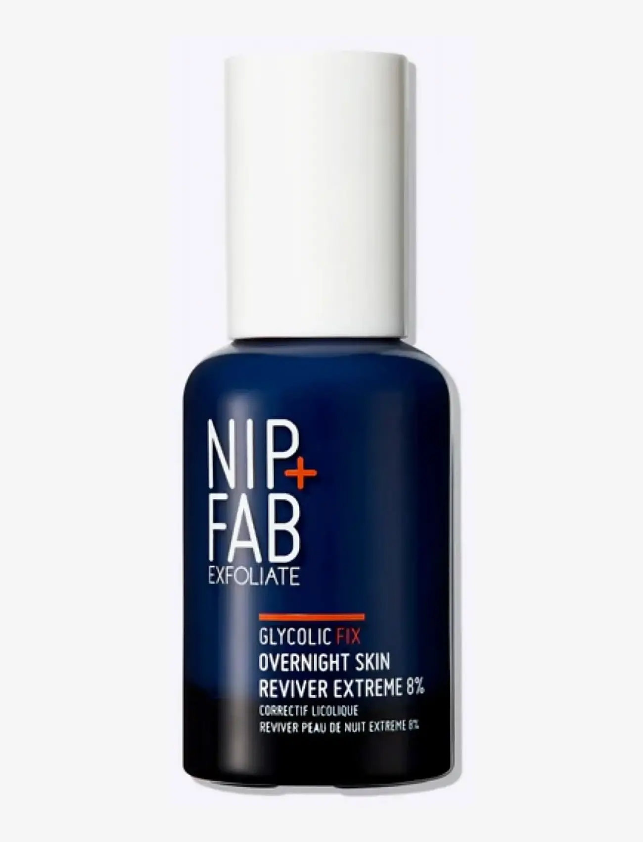 Nip+Fab - Glycolic Fix Extreme Overnight Skin Reviver 8% - peeling - ansigte - no color - 0
