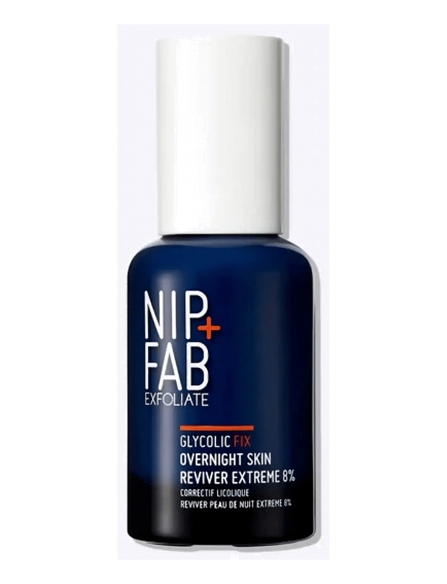 Nip+Fab - Glycolic Fix Extreme Overnight Skin Reviver 8% - peeling - andlit - no color - 0