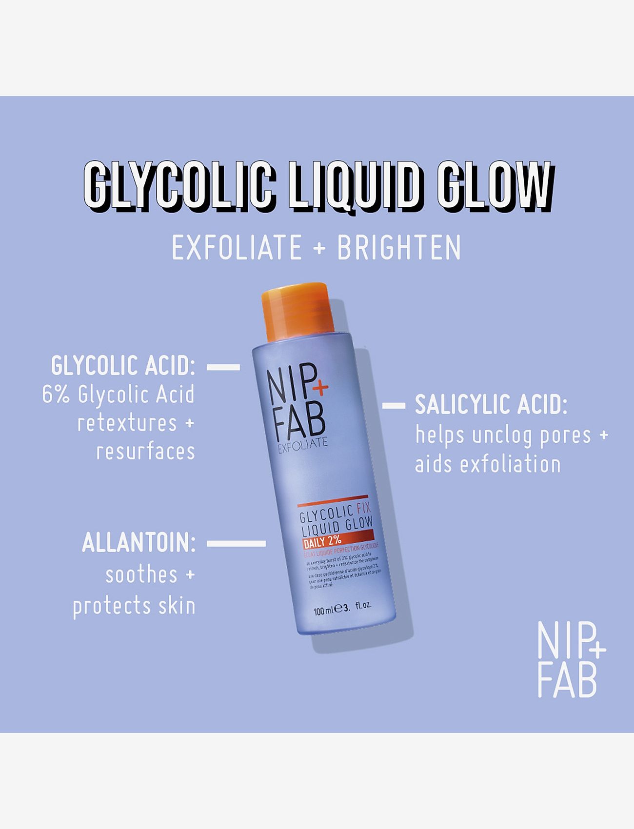 Nip+Fab - GLYCOLIC GLOW TONIC 6% - eksfolierende tonere - no color - 1