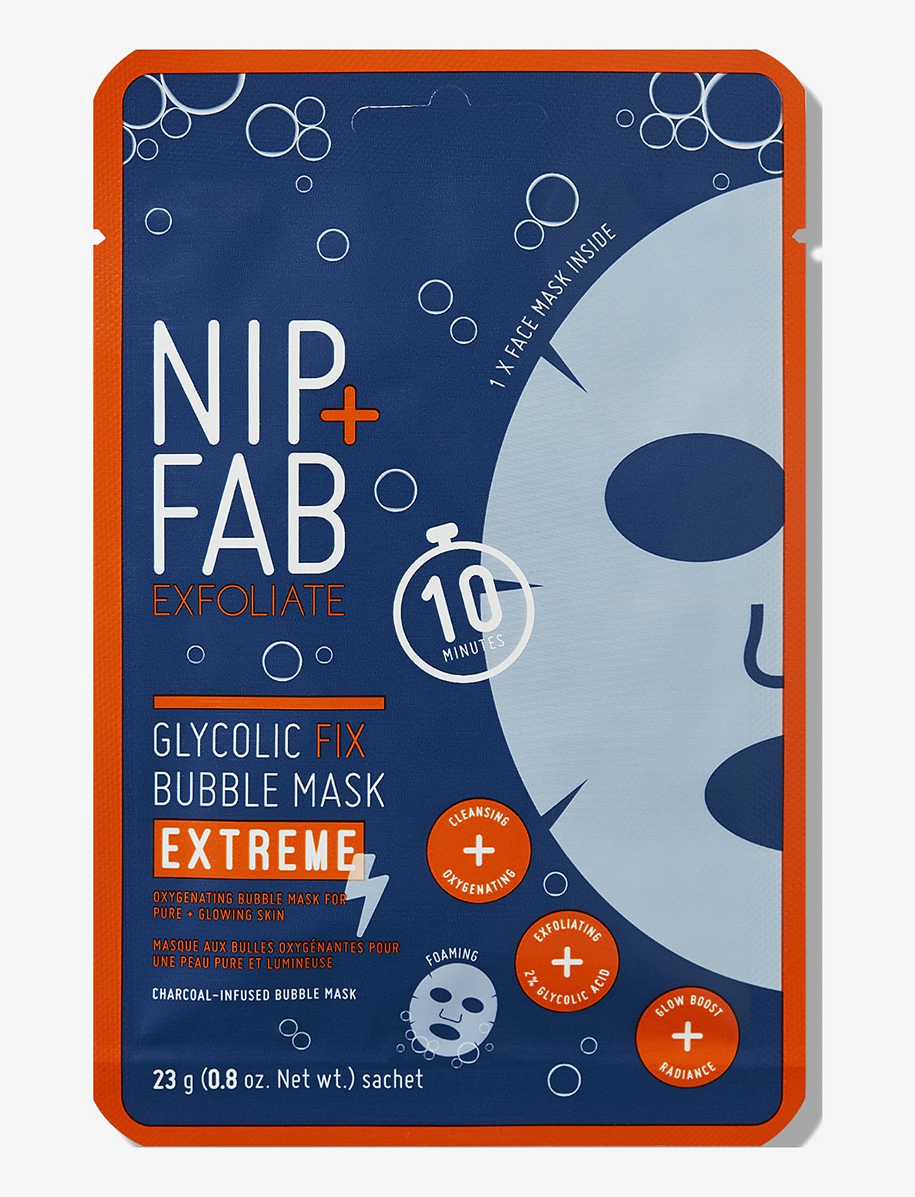 Nip+Fab - GLYCOLIC EXTREME BUBBLE SHEET MASK - no color - 0