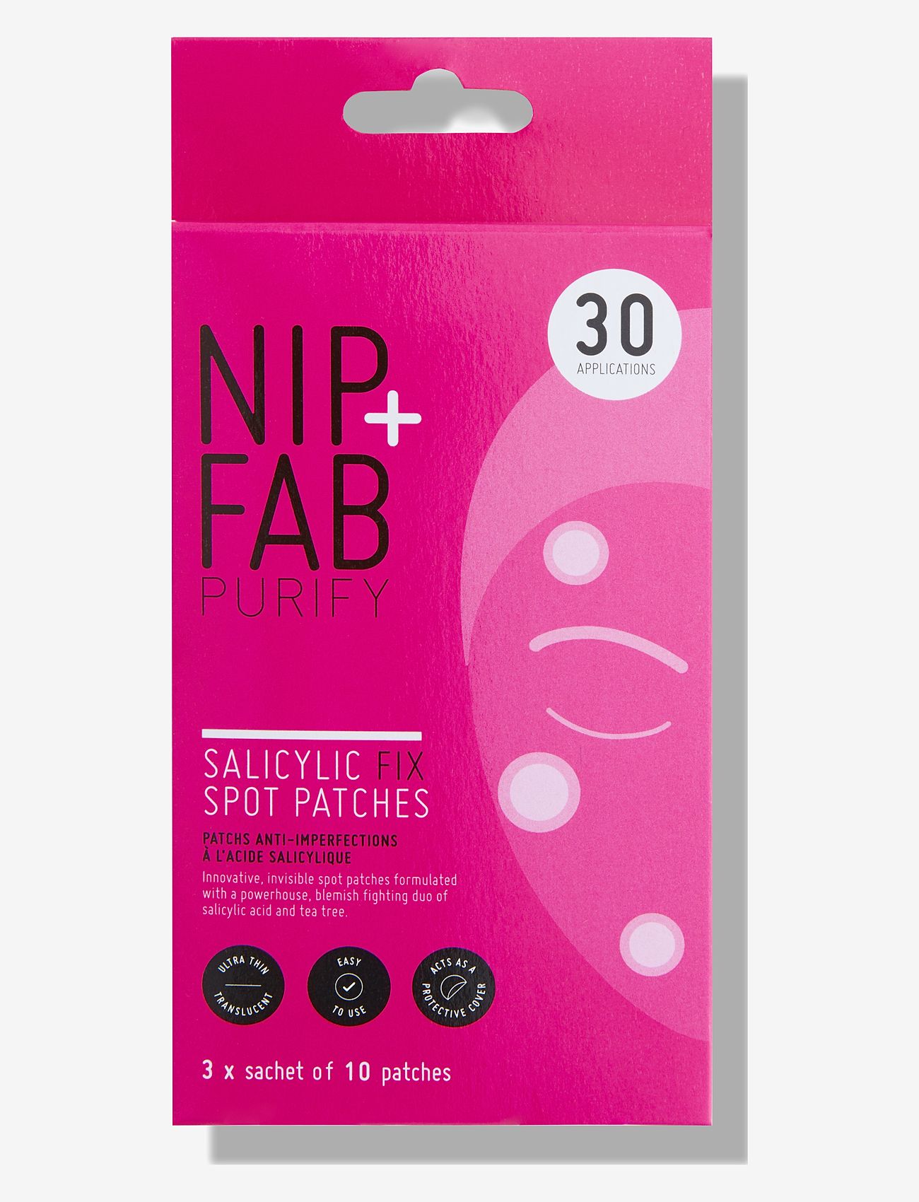 Nip+Fab - SALICYLIC FIX SPOT PATCHES - gydomosios priemonės nuo spuogų - no color - 1
