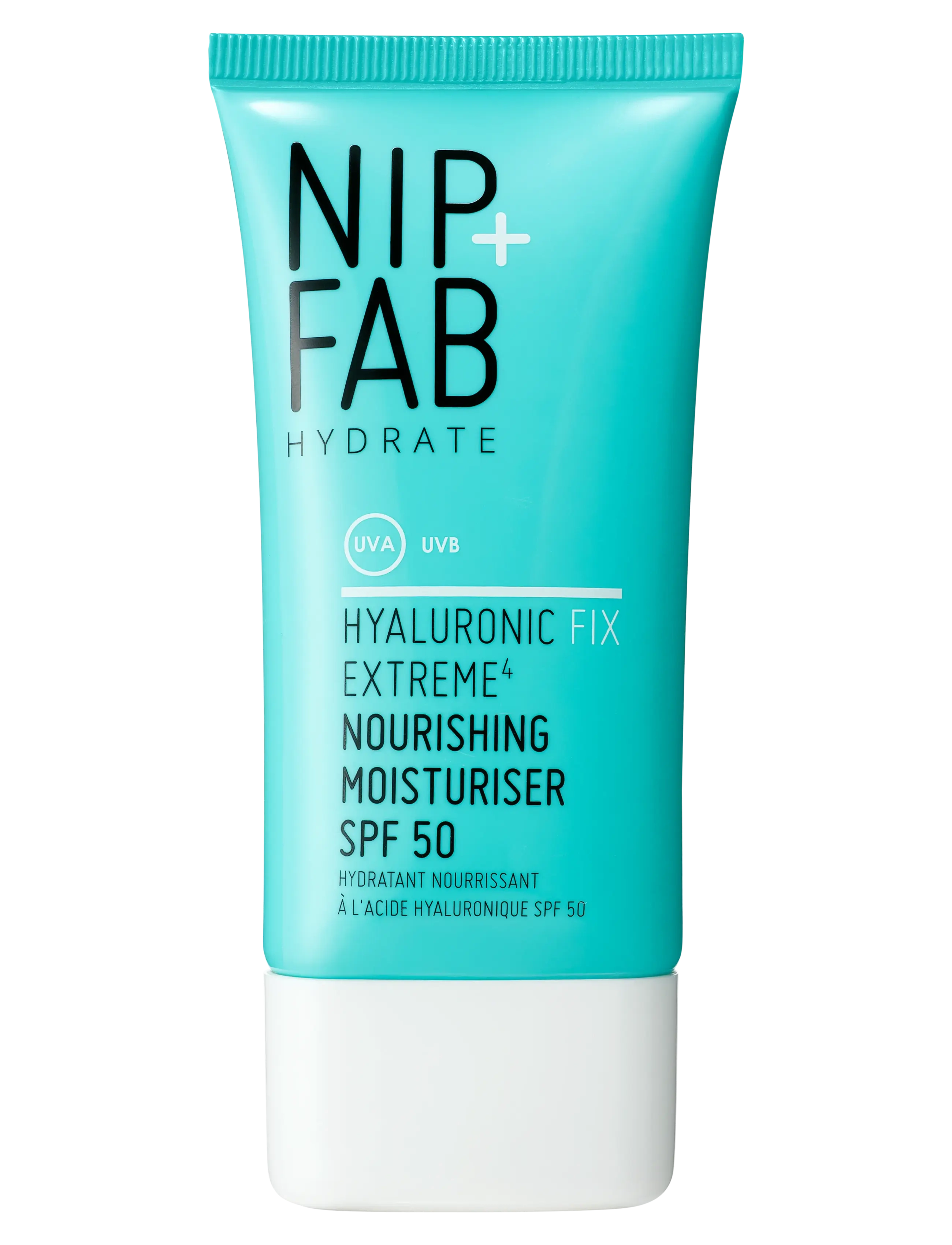 Nip+Fab Hyaluronic Fix Extreme4 Nourishing Moisturiser Spf 50, Ansigt, Nude, Str: 50 ML