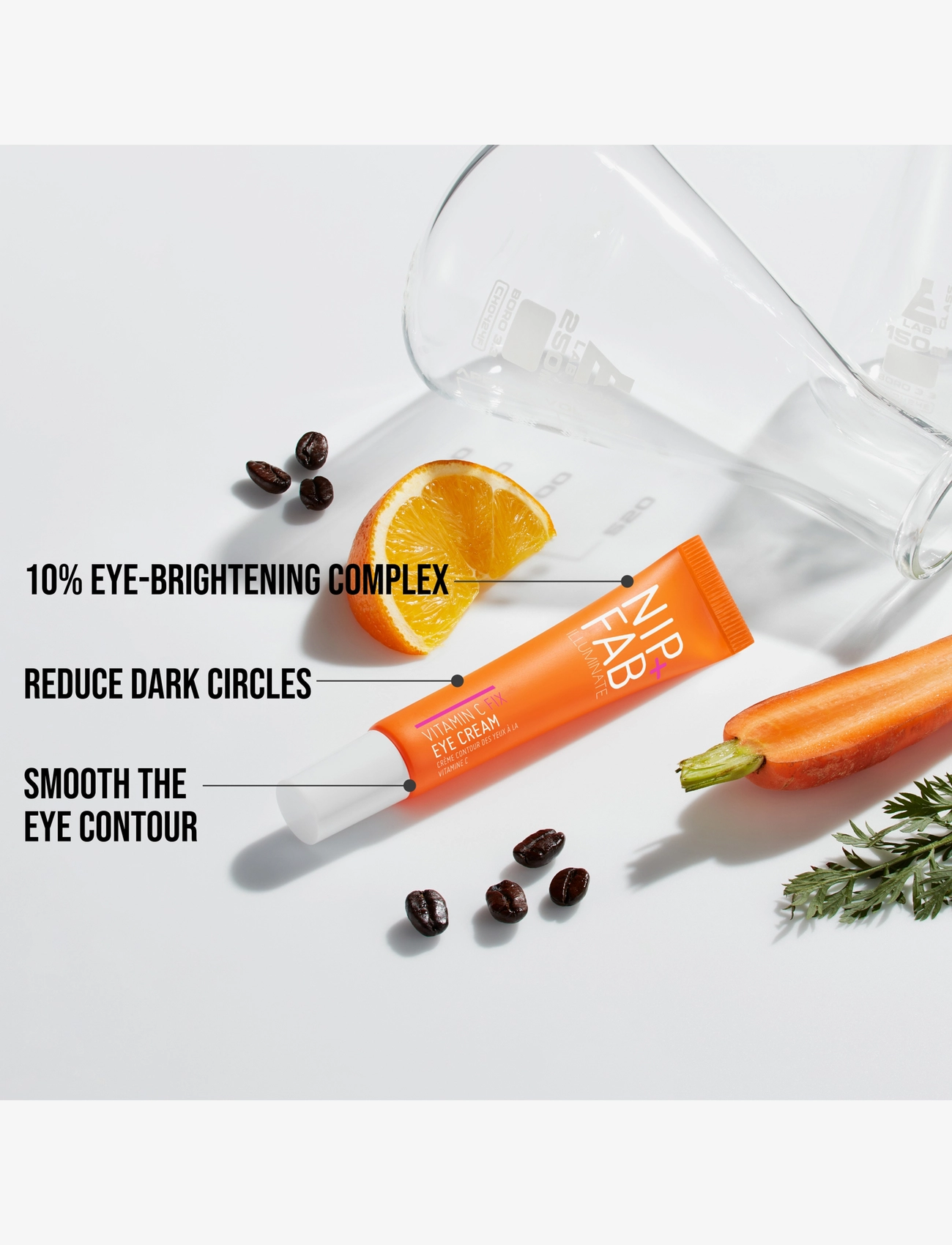 Nip+Fab - Vitamin C Fix Eye Cream 10% 15ml - Øjencremer - no color - 1