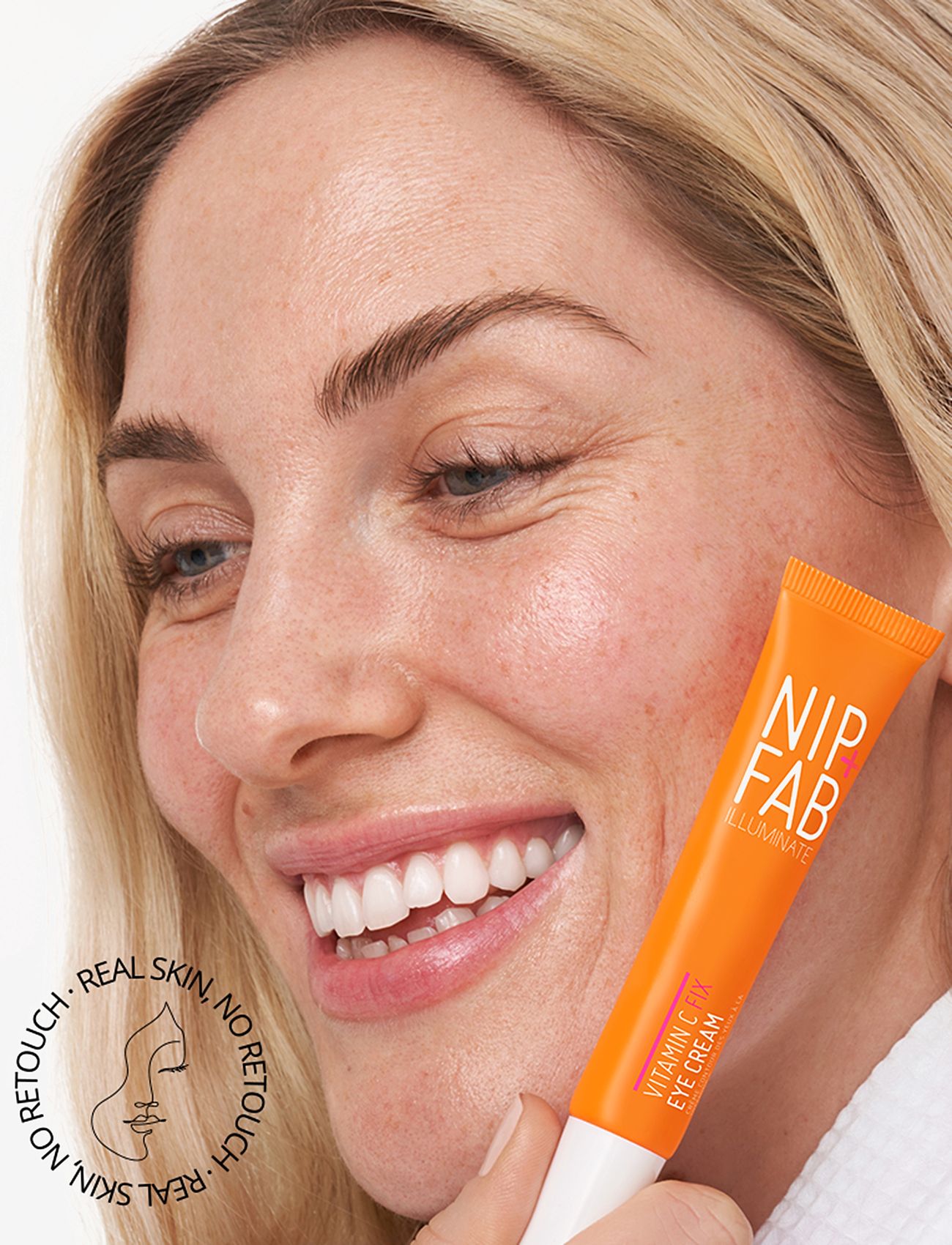 Nip+Fab - Vitamin C Fix Eye Cream 10% 15ml - silmänympärysvoiteet - no color - 3