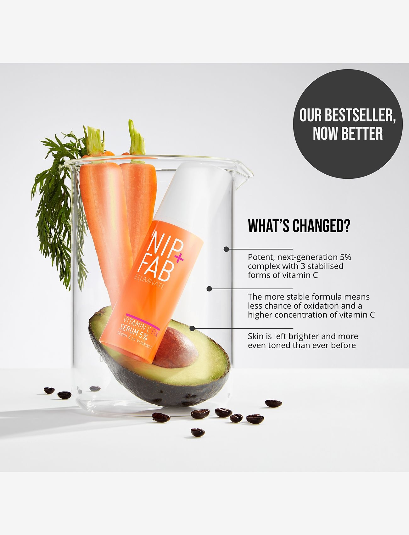 Nip+Fab - Vitamin C Serum 50ml - sermi - no color - 2