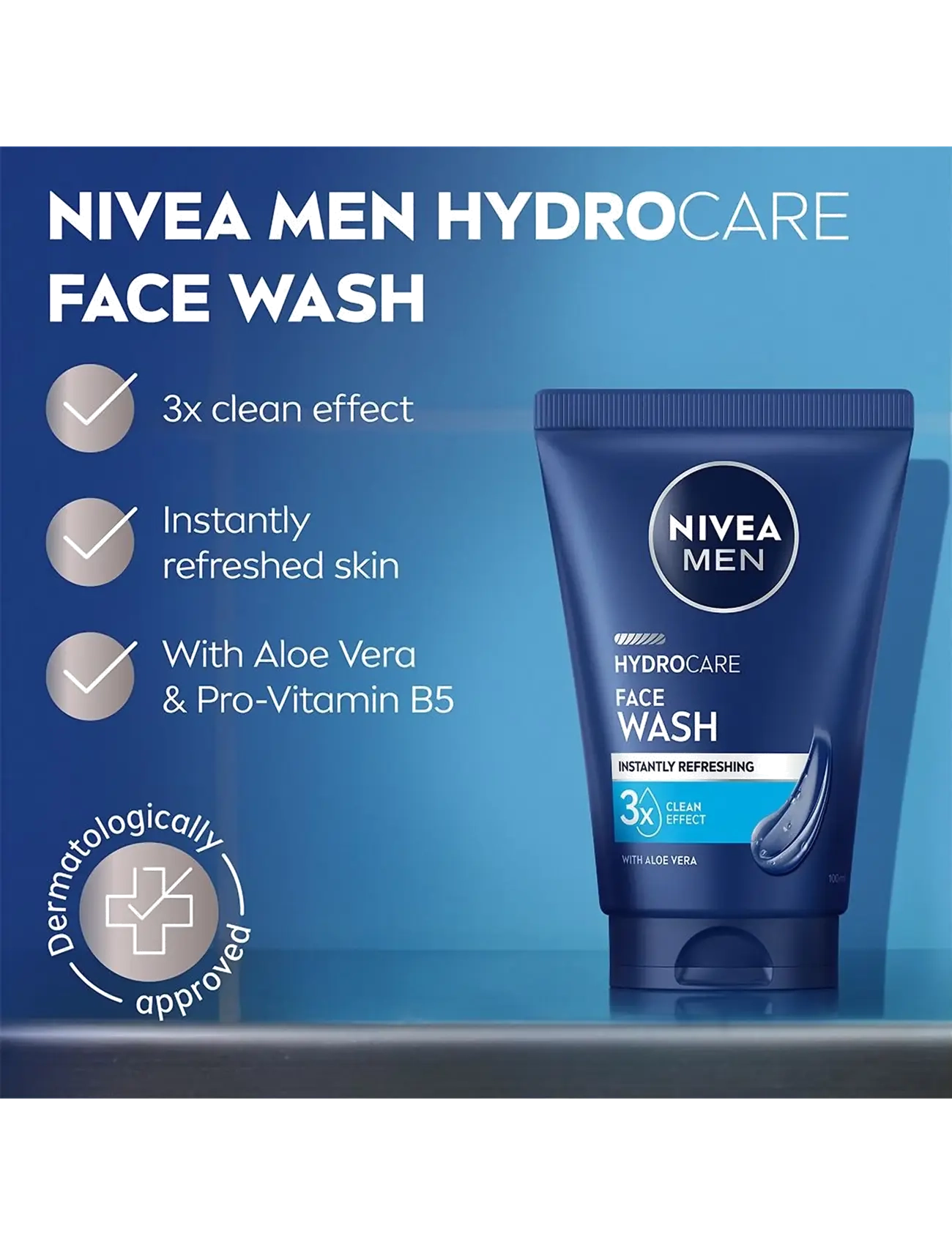 Nivea Men - Hydrocare Face Wash - clear - 1