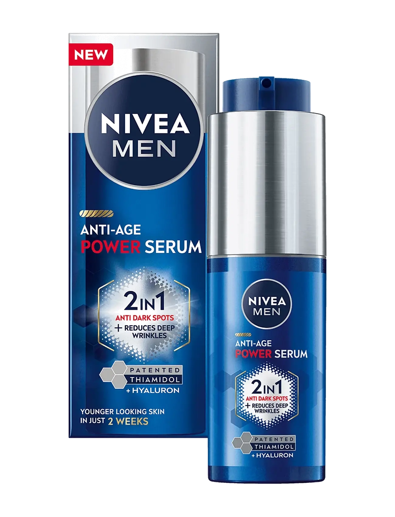 Nivea Men Anti-Age Power 2In1 Serum, Serum, Nude, Str: 30 ML