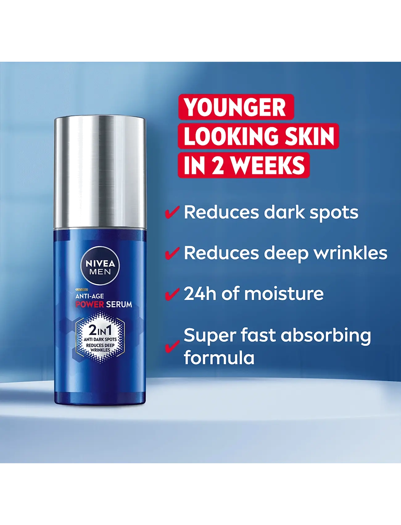 Nivea Men - Anti-Age Power 2in1 Serum - clear - 1
