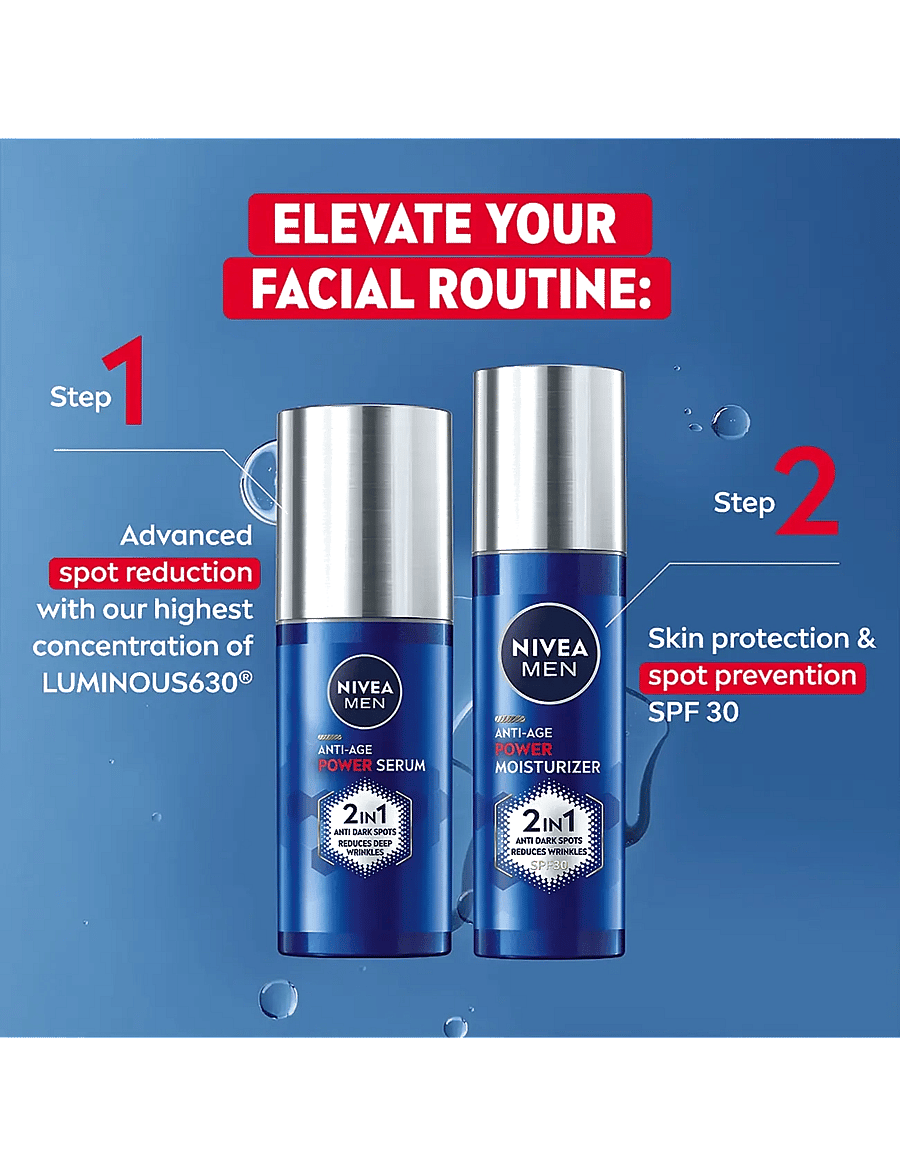 Nivea Men - Anti-Age Power 2in1 Serum - clear - 2