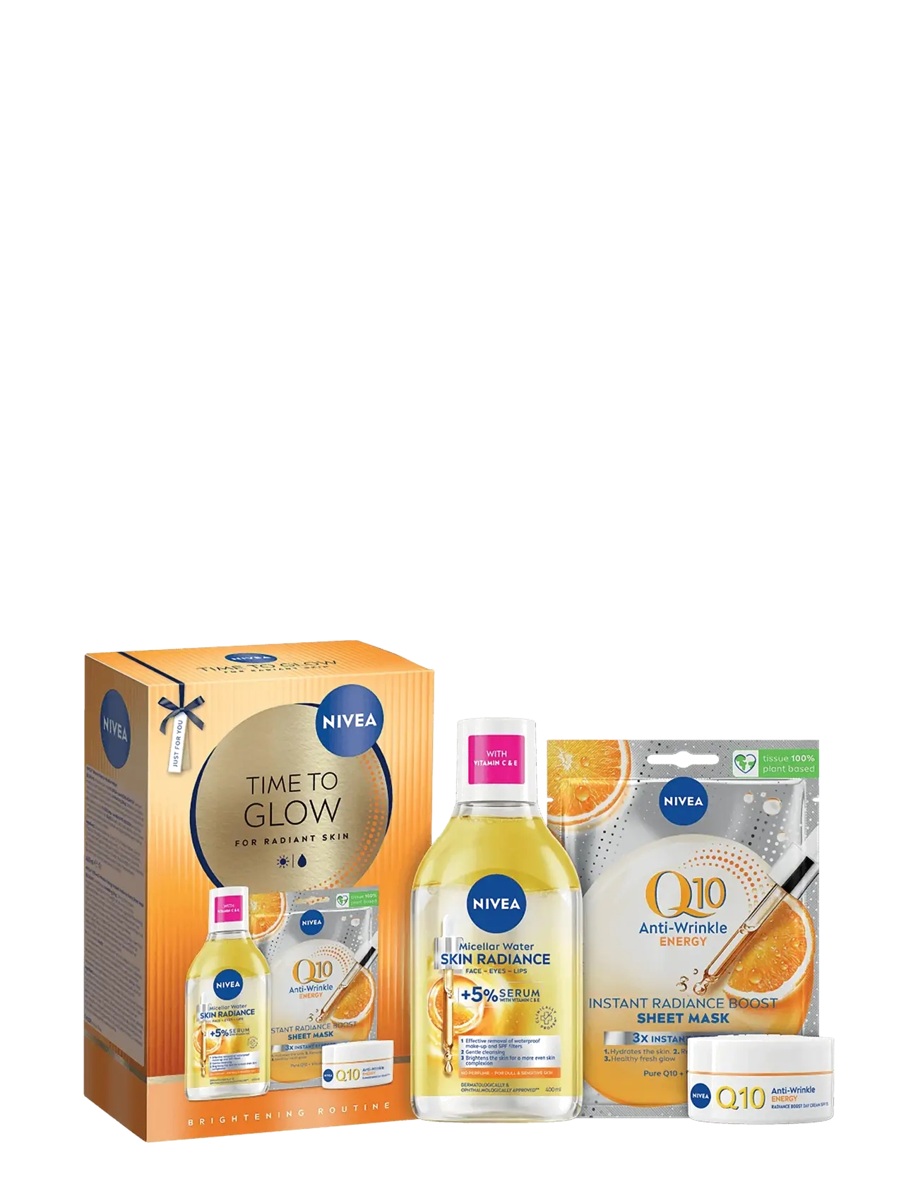 Nivea Giftpack Time To Glow - Nahahoolduskomplektid - MULTI / orange