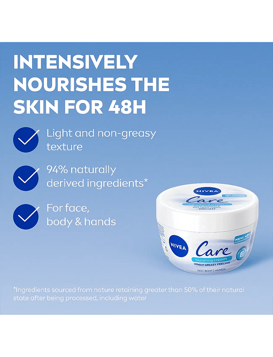 Nivea - NIVEA Care Nourishing Cream - clear - 1