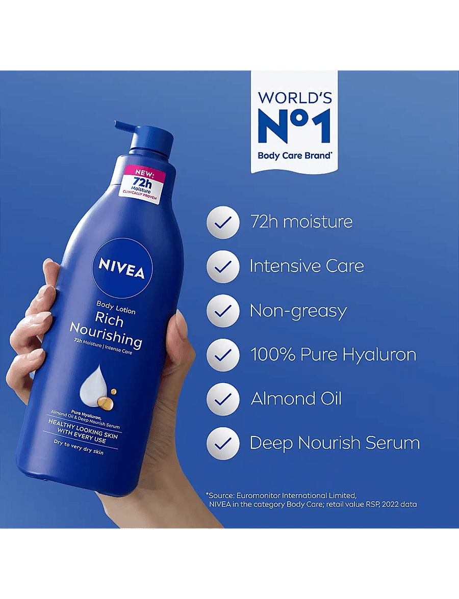 Nivea - Rich Nourishing Pump Body Lotion - clear - 2