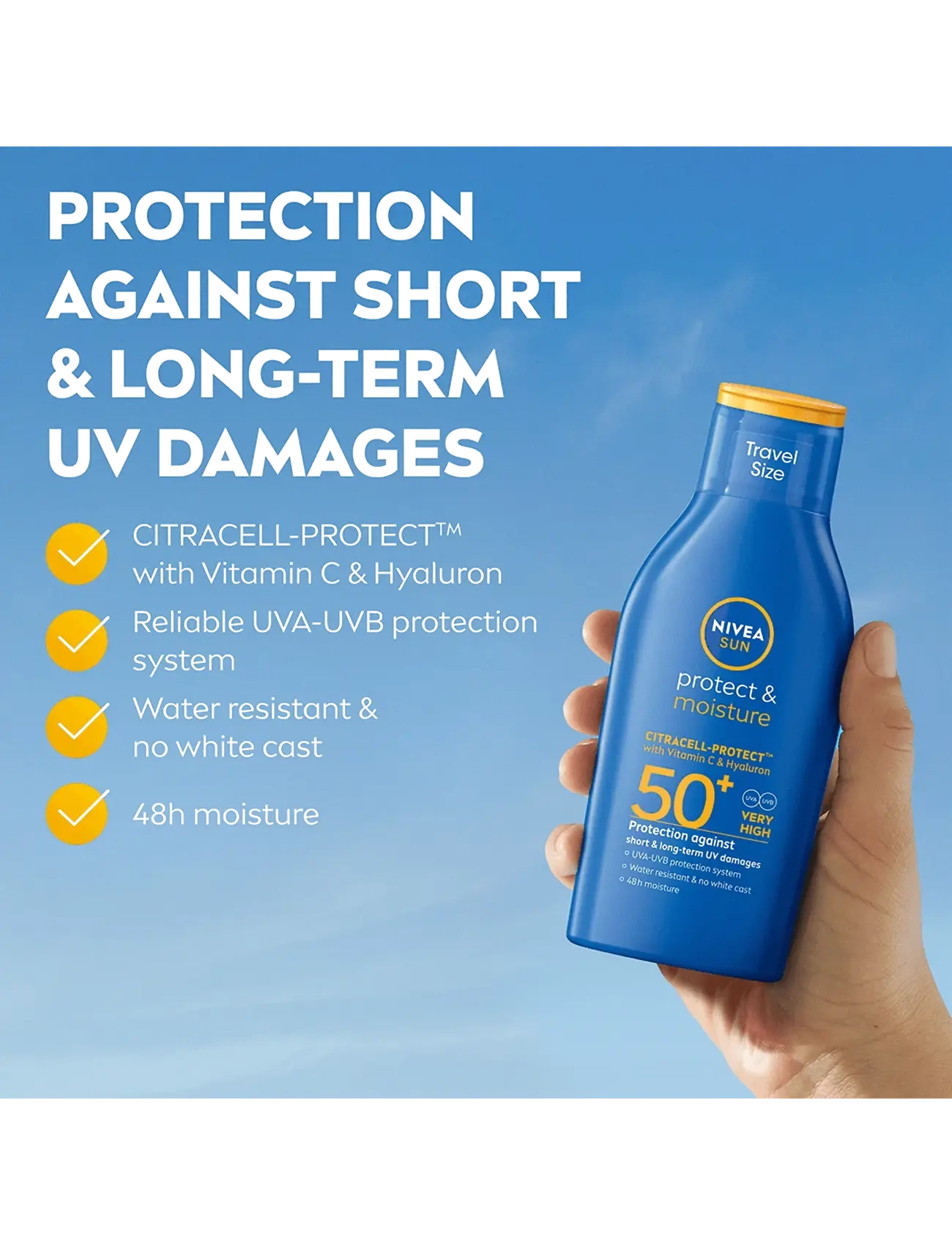 Nivea - Protect & Moisture Sun Lotion SPF 50+ - clear - 1