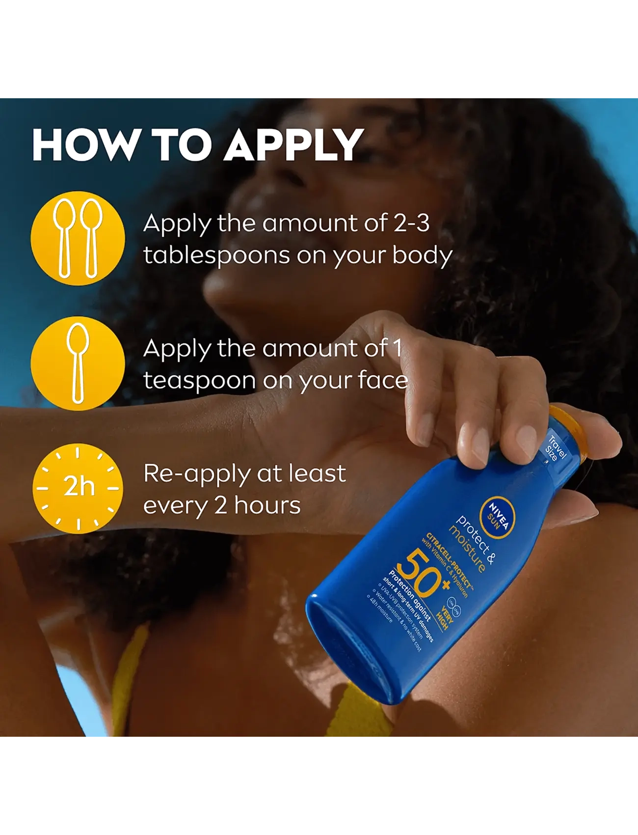 Nivea - Protect & Moisture Sun Lotion SPF 50+ - clear - 5