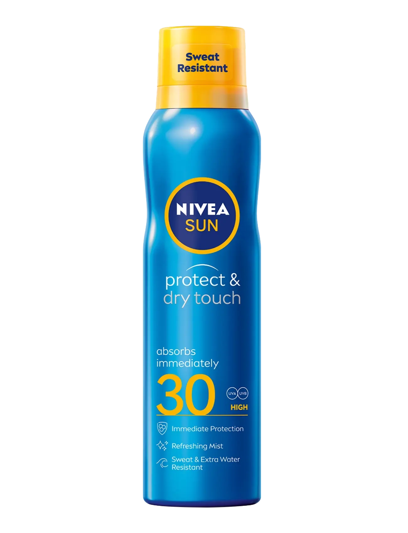 Nivea Protect & Dry Touch Refreshing Mist Spf 30, 200 ml, Nude, Solpleje > Krop, Dame