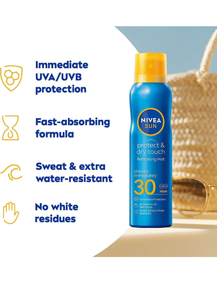 Nivea - Protect & Dry Touch Refreshing Mist SPF 30 - clear - 1