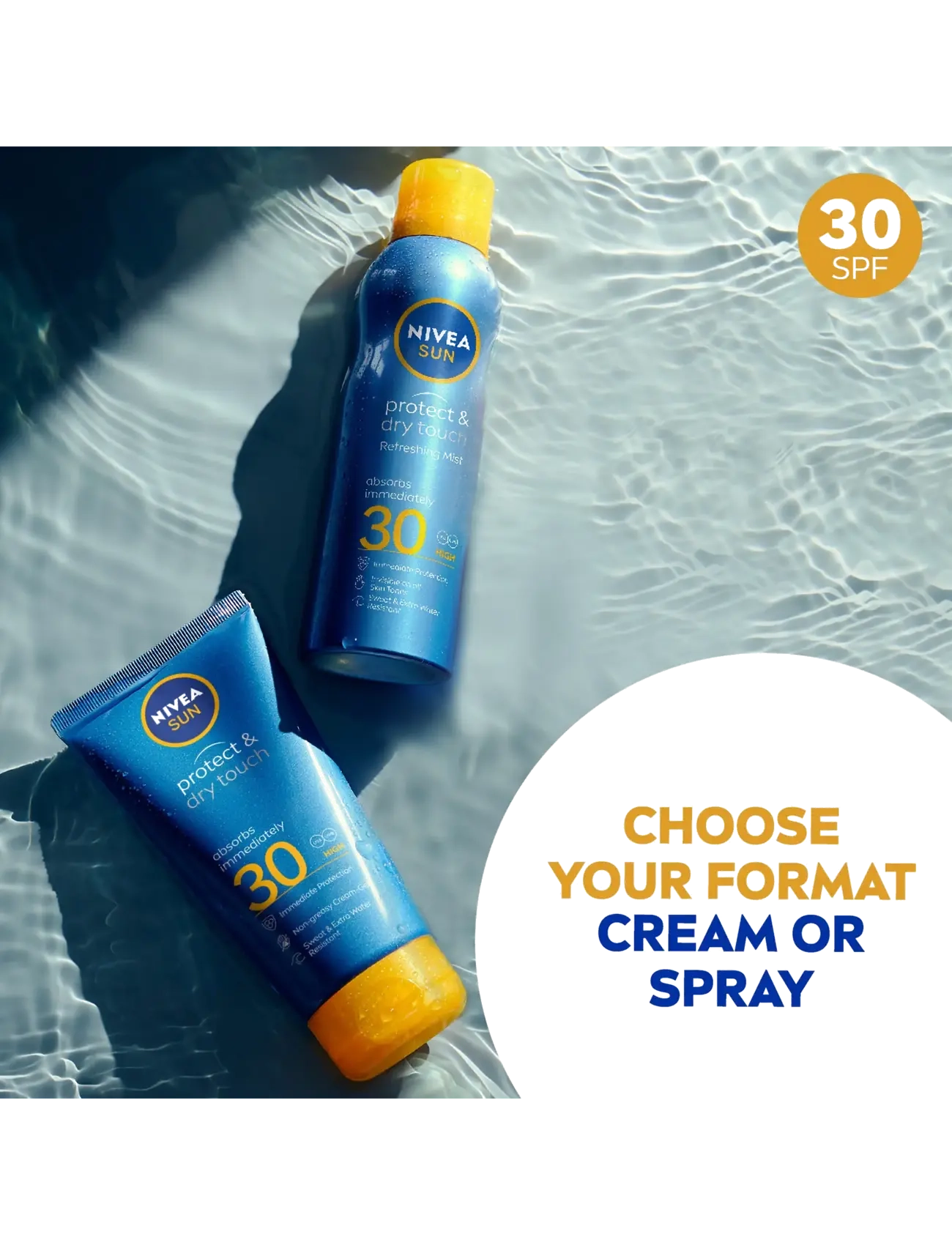 Nivea - Protect & Dry Touch Refreshing Mist SPF 30 - clear - 3