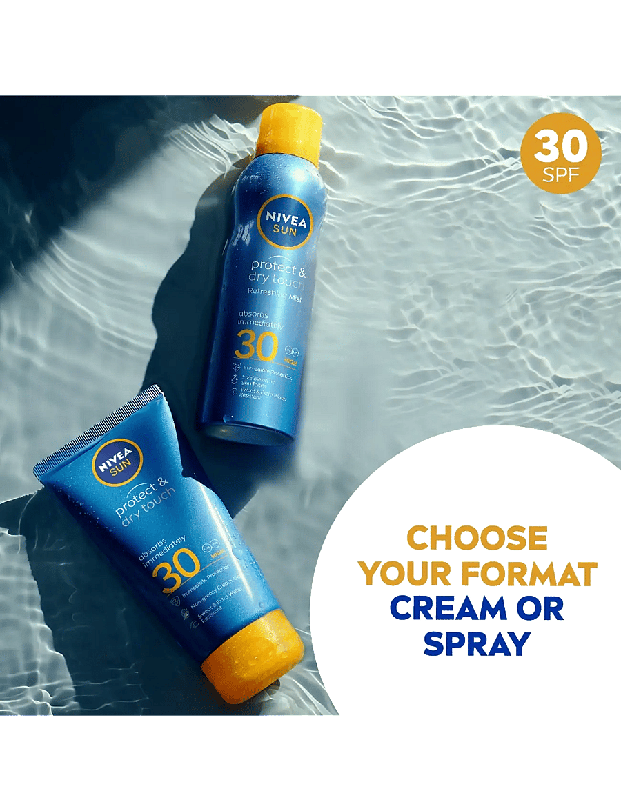 Nivea - Protect & Dry Touch Refreshing Mist SPF 30 - clear - 3