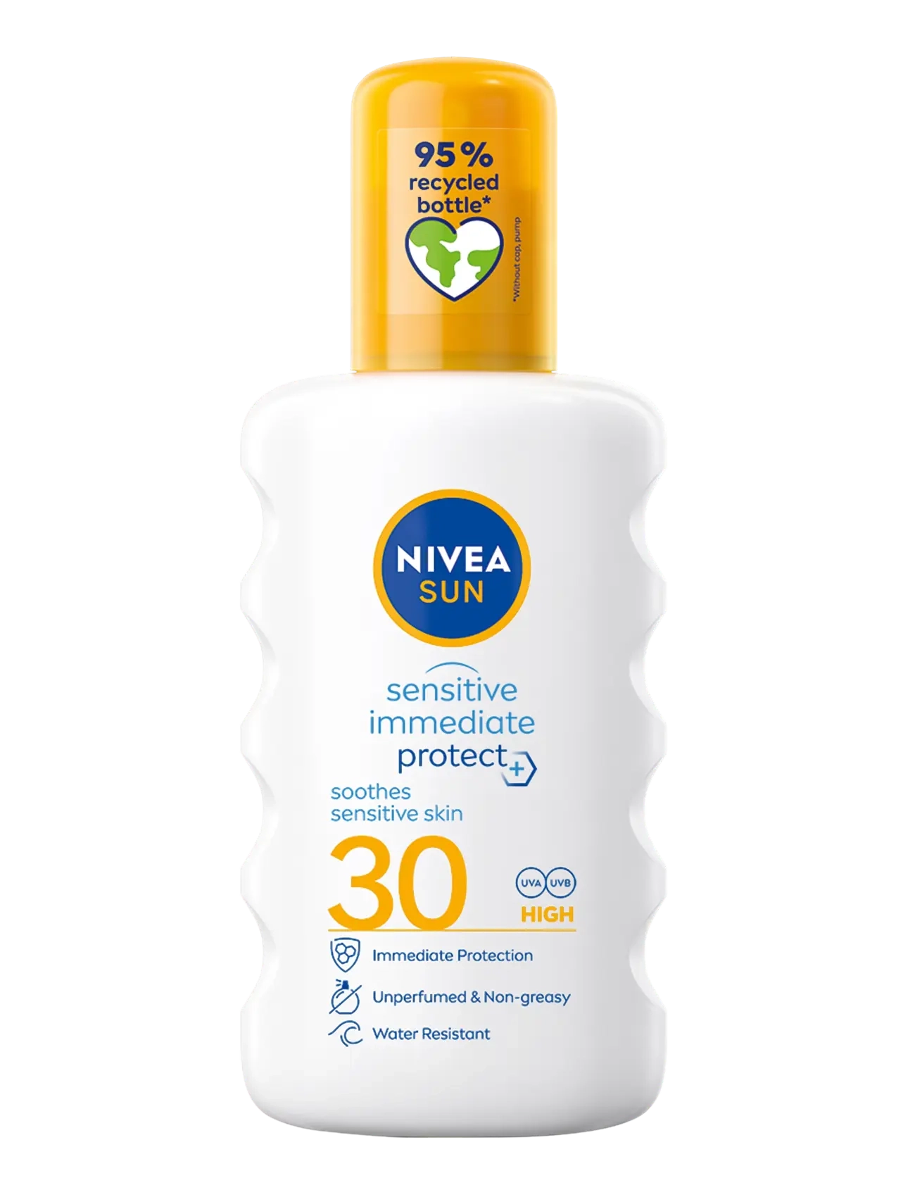 Nivea Sensitive Immediate Protect Soothing Spray Spf 30, Body, Nude, Str: 200 ML