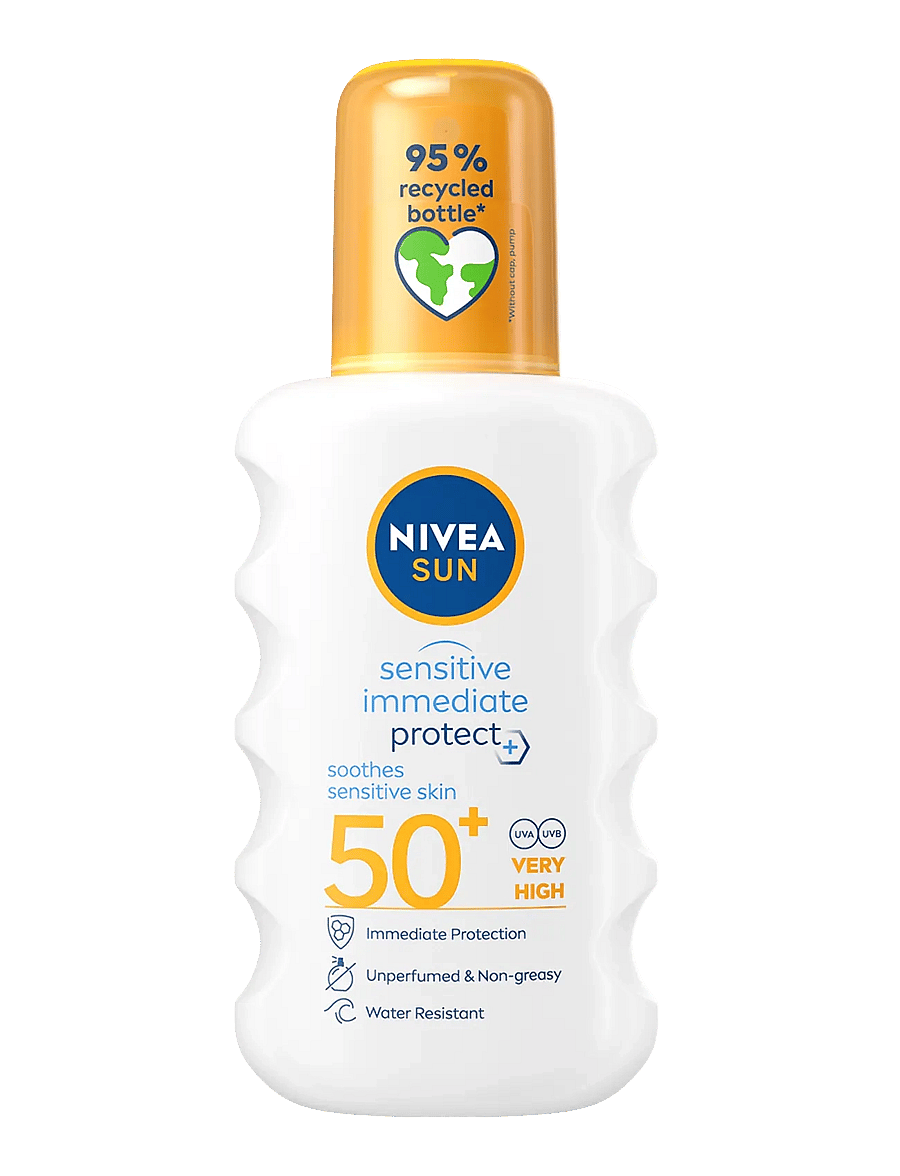 Nivea - Sensitive Immediate Protect Soothing Spray SPF 50+ - clear - 0
