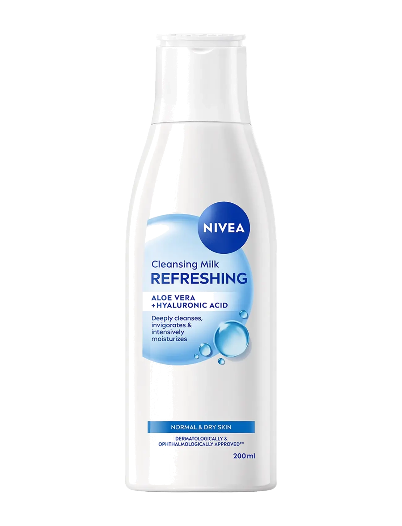 Nivea Cleansing Milk Refreshing, 200 ml, Nude, Rensemidler > Makeupfjernere, Dame