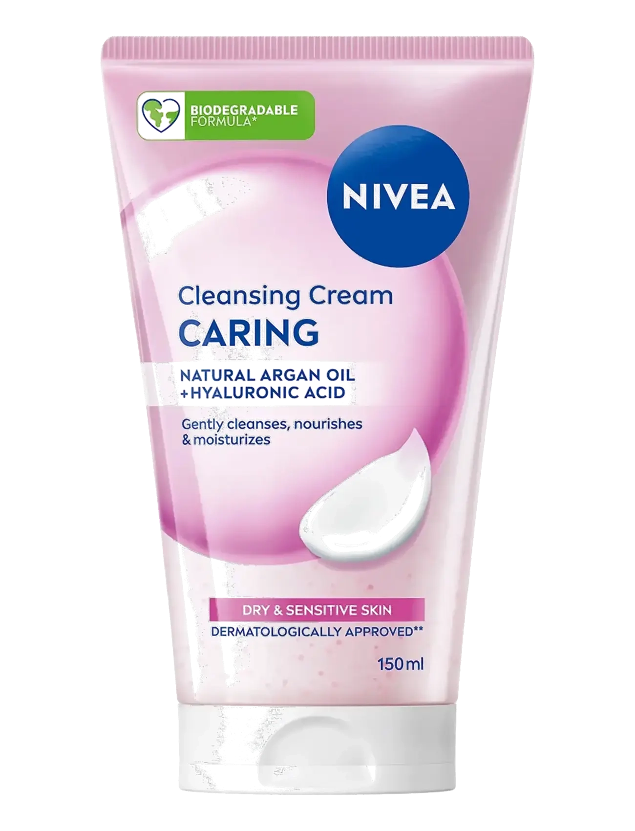 Nivea Caring Cleansing Cream, Ansigtsvask & Rensemiddel, Nude, Str: 150 ML