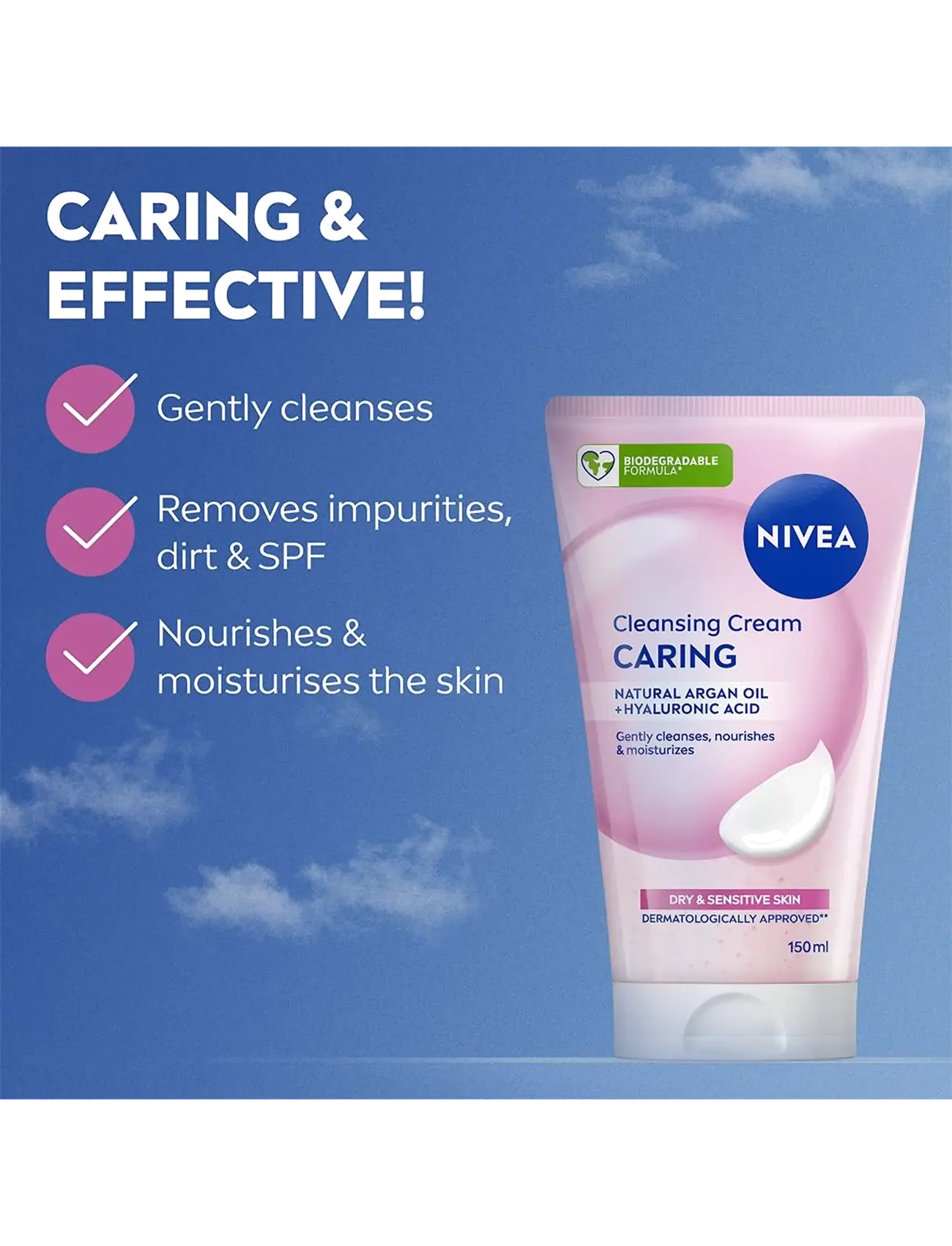 Nivea - Caring Cleansing Cream - clear - 1