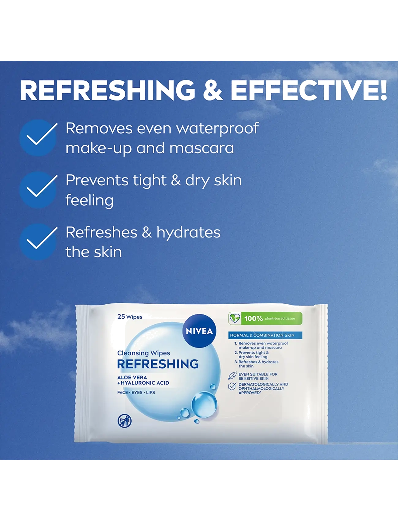 Nivea - Refreshing Cleansing Wipes - clear - 1