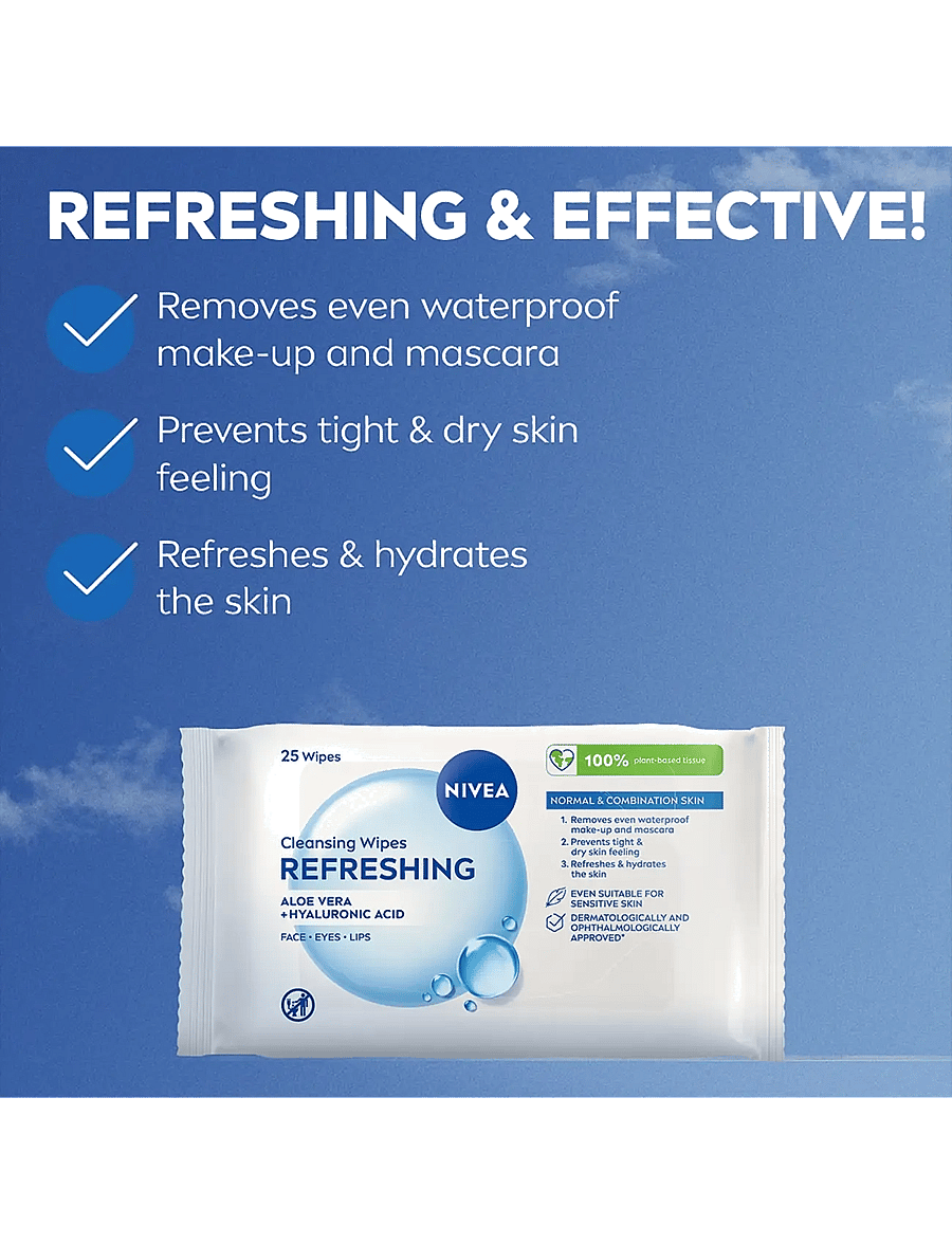 Nivea - Refreshing Cleansing Wipes - clear - 1